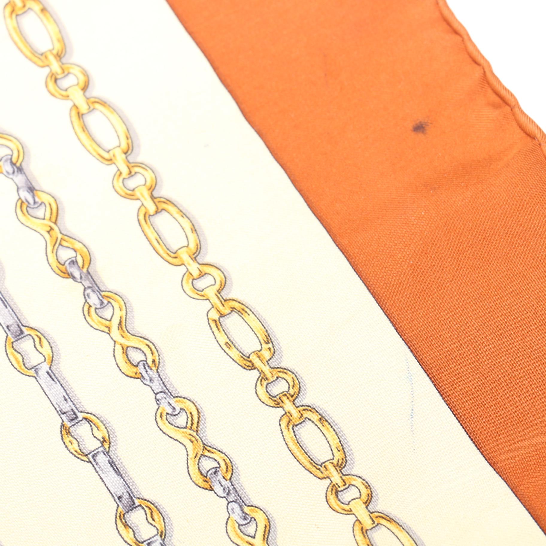 Vintage Cartier les must de Silk Scarf