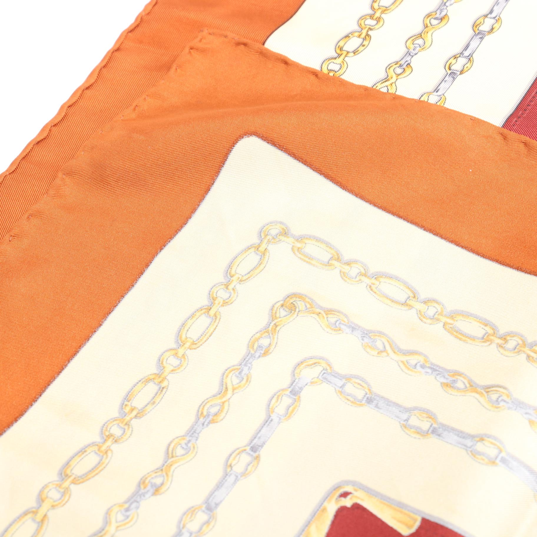 Vintage Cartier les must de Silk Scarf