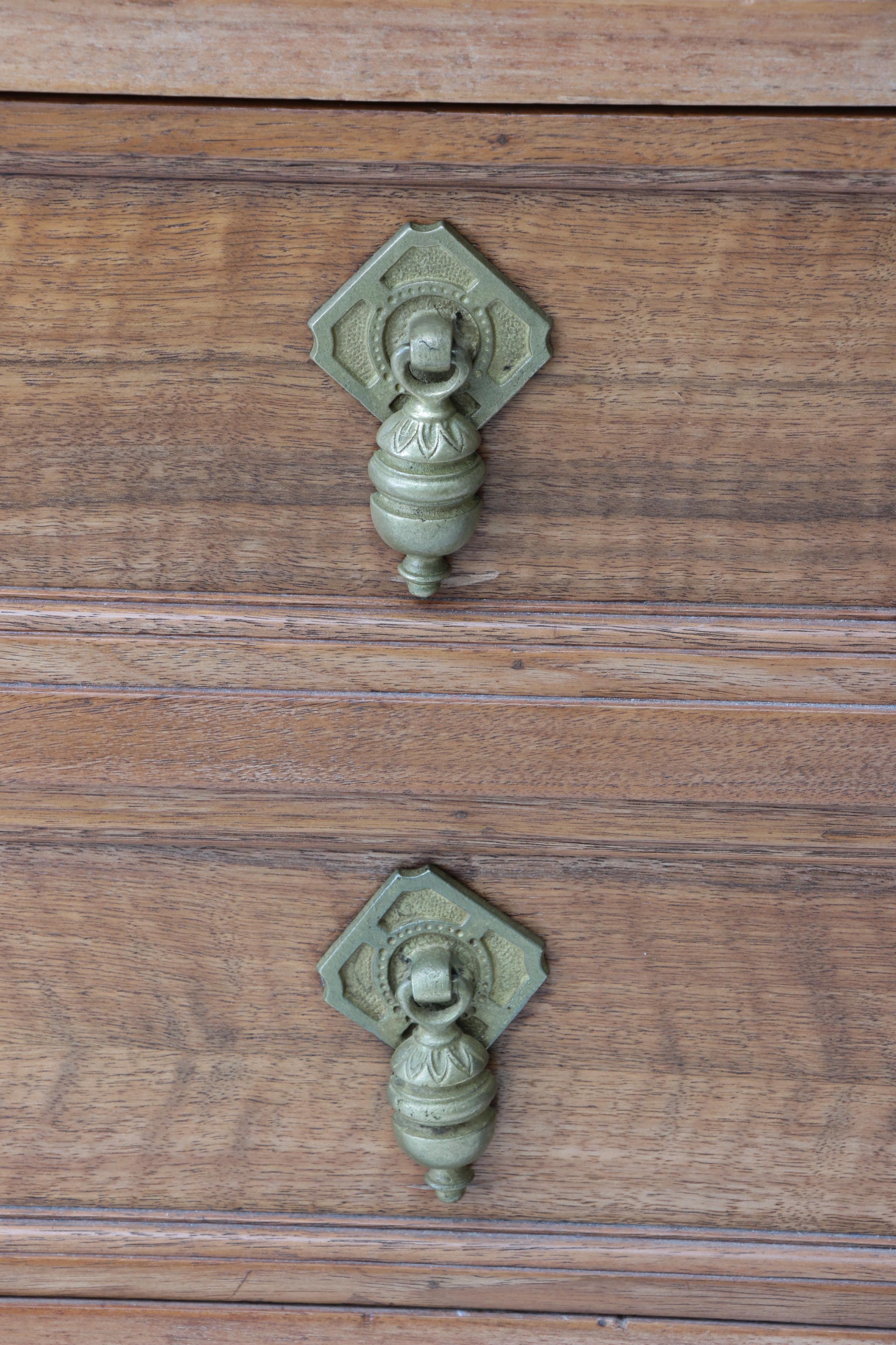 Vintage Walnut Kneehole Desk