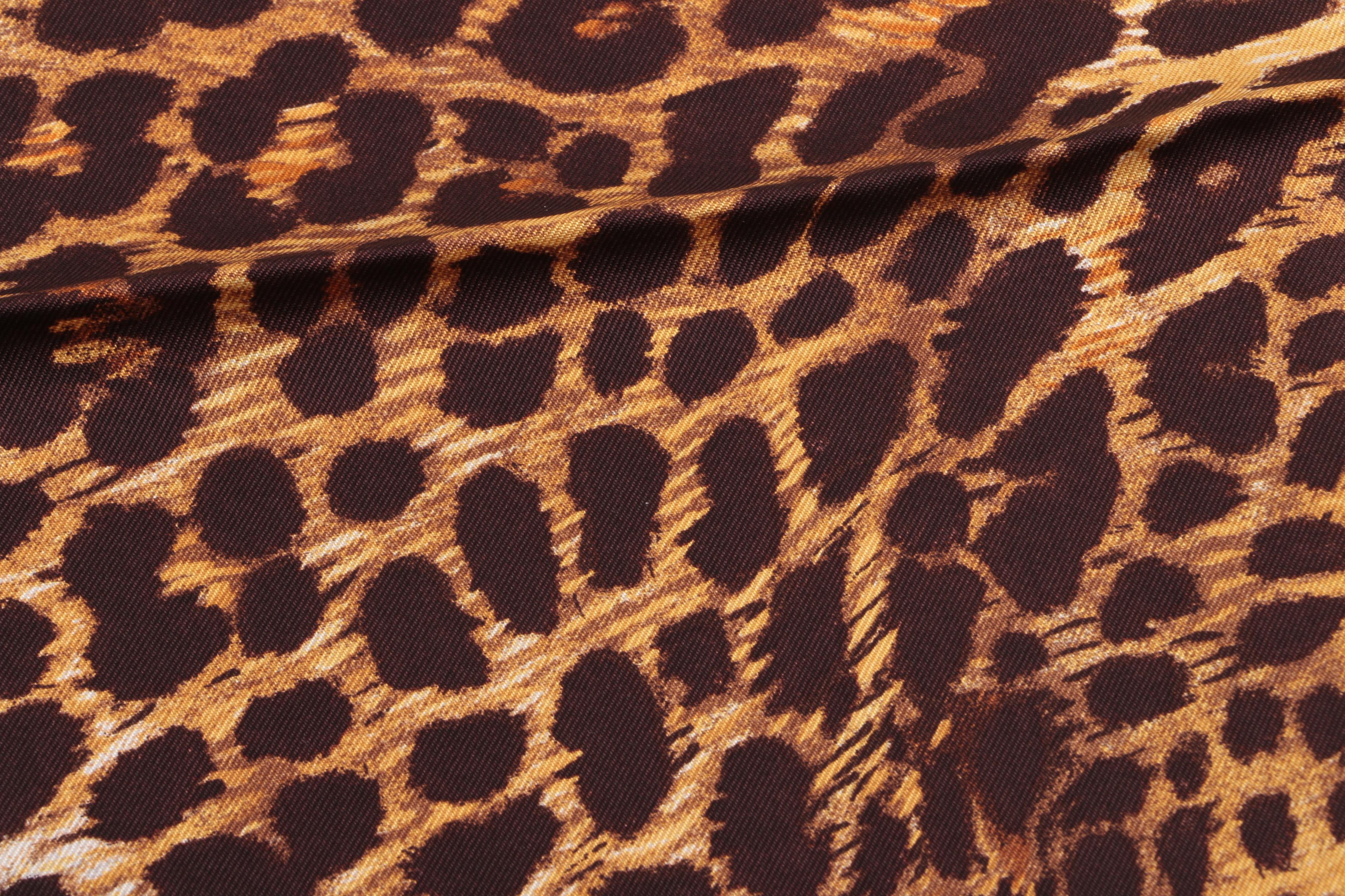 2016 Hermès of Paris "Panthera Pardus" Silk Scarf