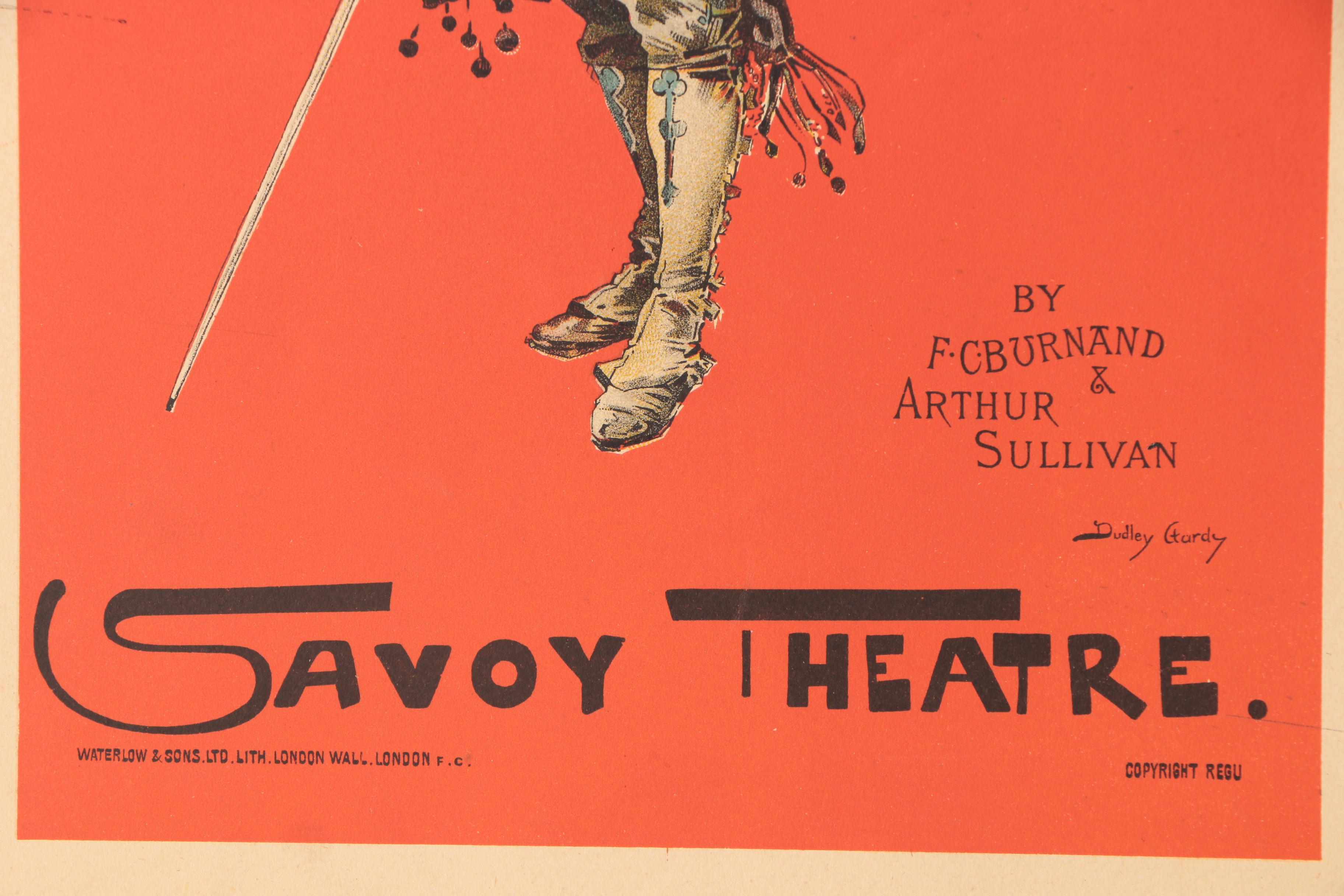 Antique "Les Maitres de l'Affiche" Lithograph after Dudley Hardy