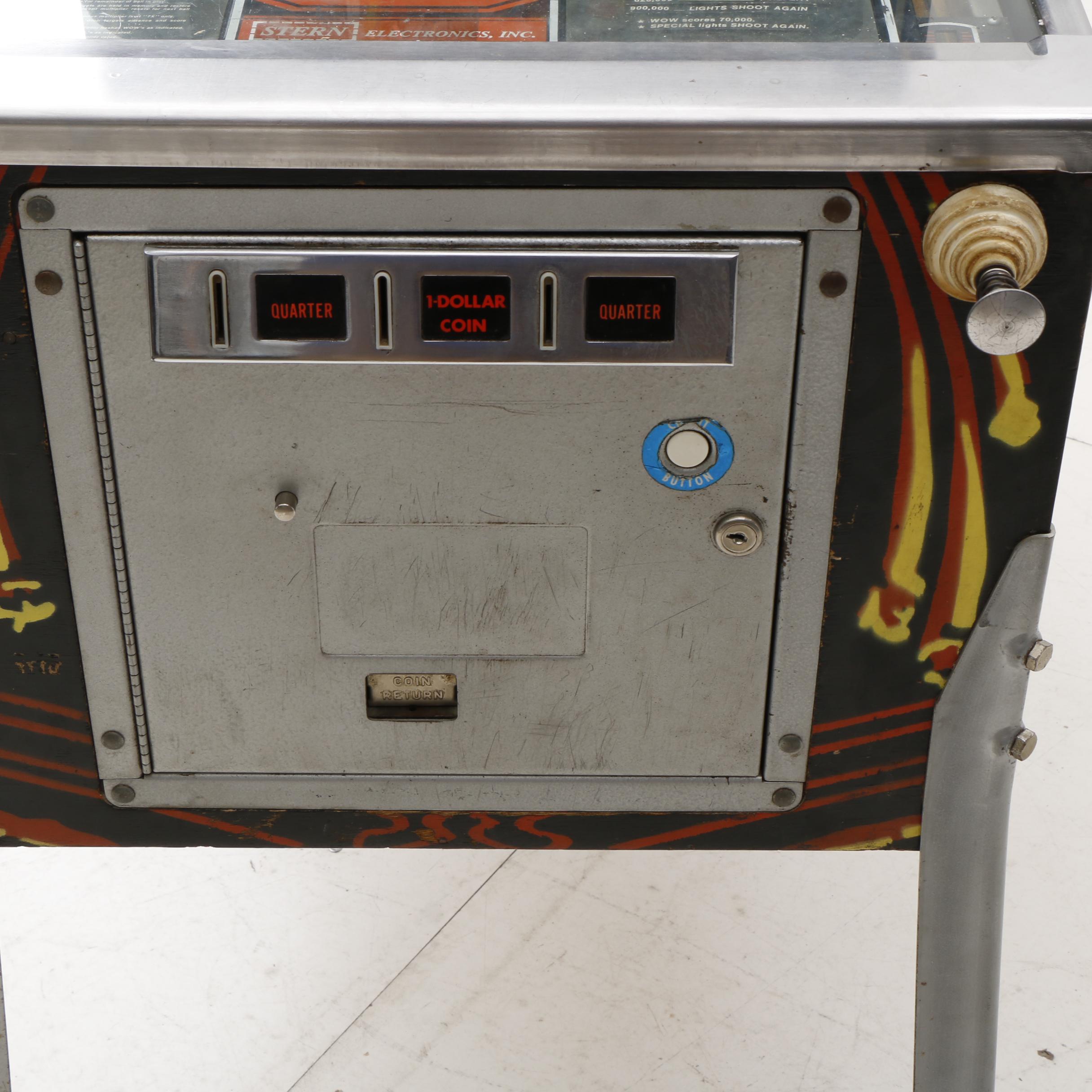 1970s-1980s Meteor Arcade Pinball By Stern