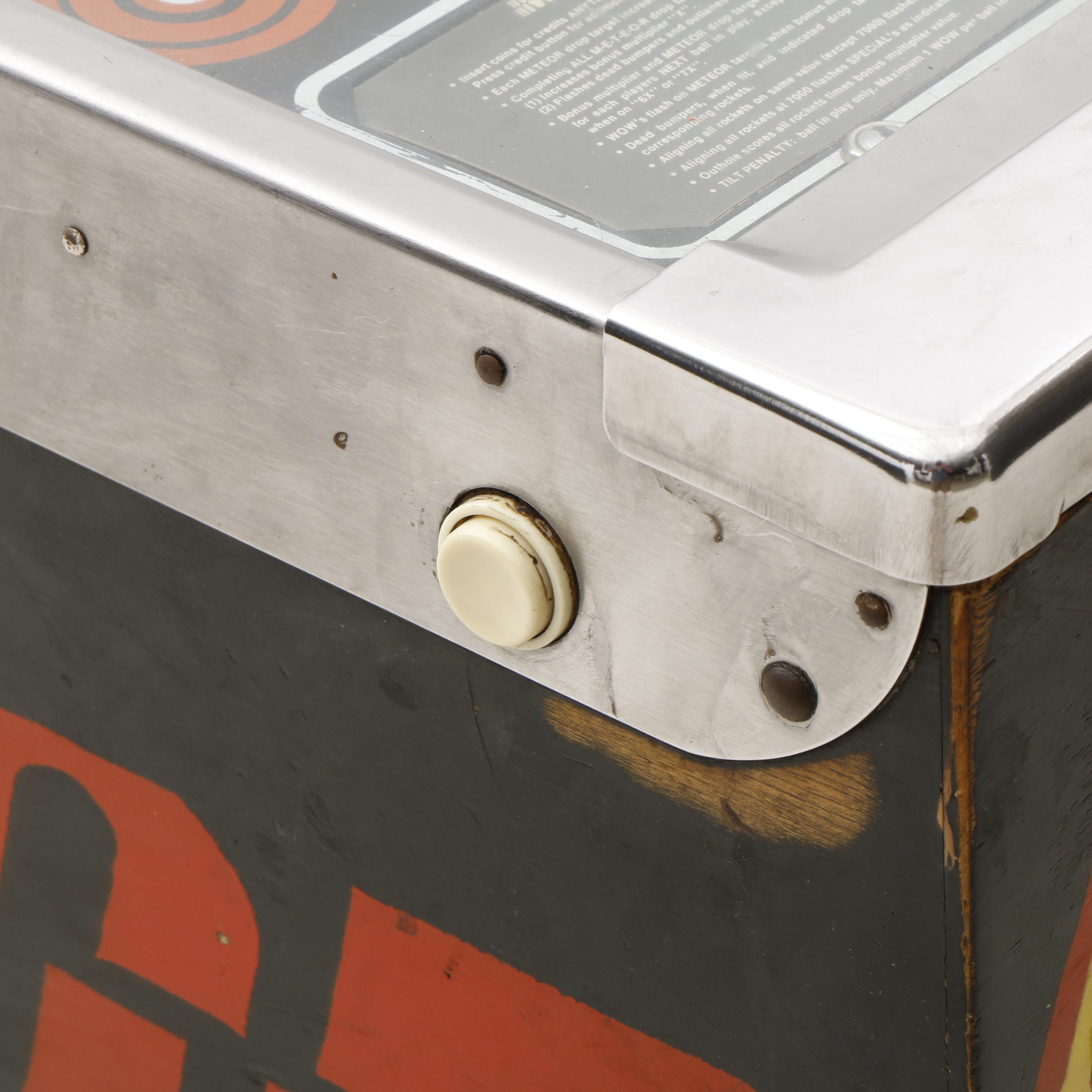 1970s-1980s Meteor Arcade Pinball By Stern