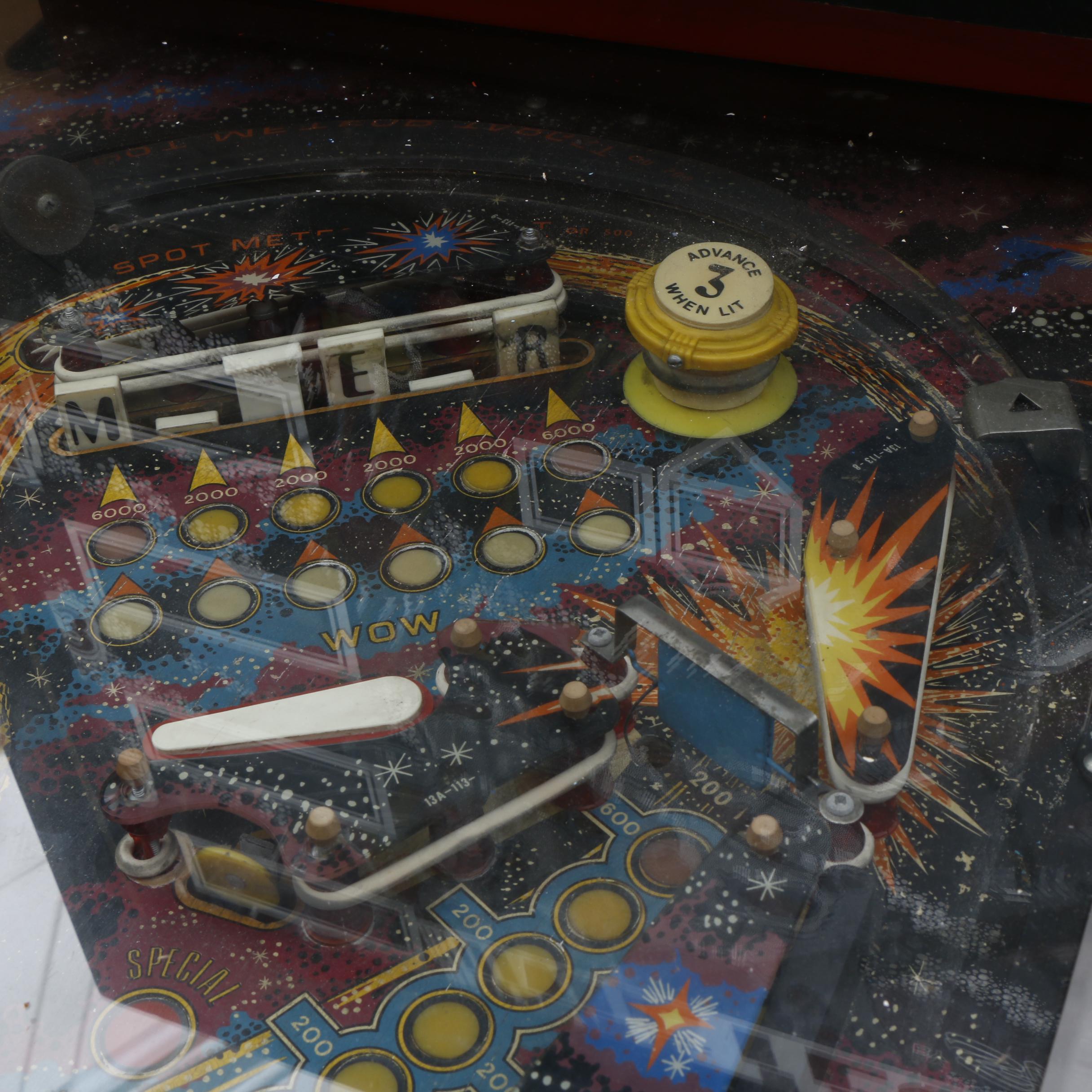 1970s-1980s Meteor Arcade Pinball By Stern
