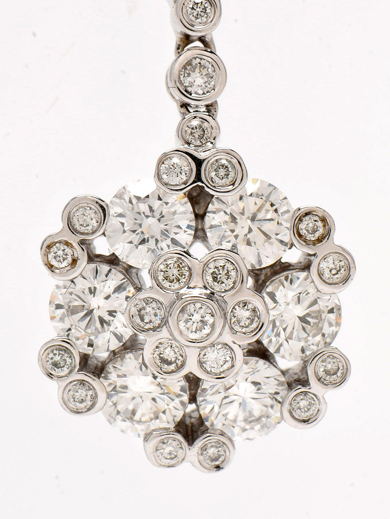 Gregg Ruth 18K White Gold 1.60 CTW Diamond Necklace