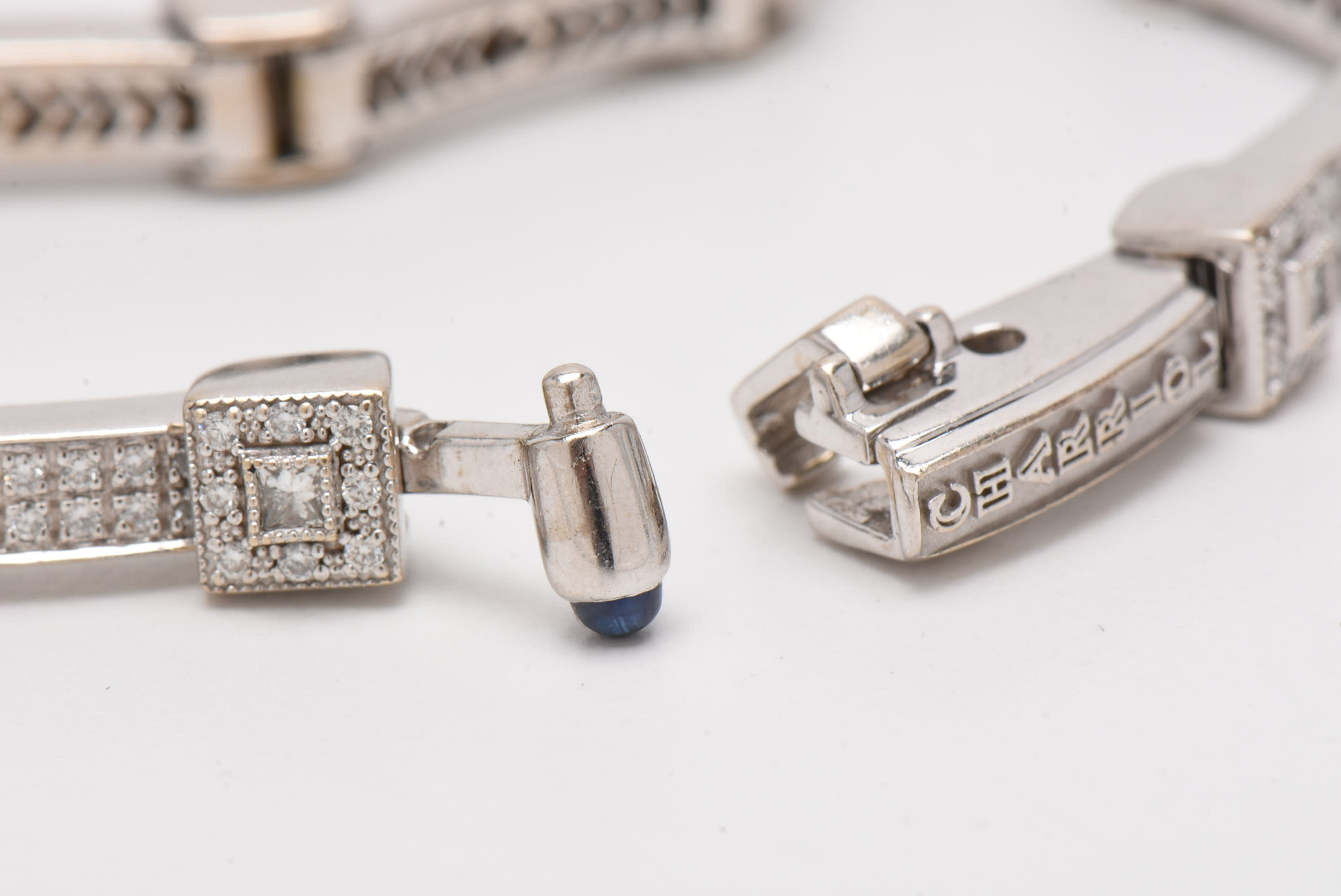 Charriol 18K White Gold 2.08 CTW Diamond Bracelet