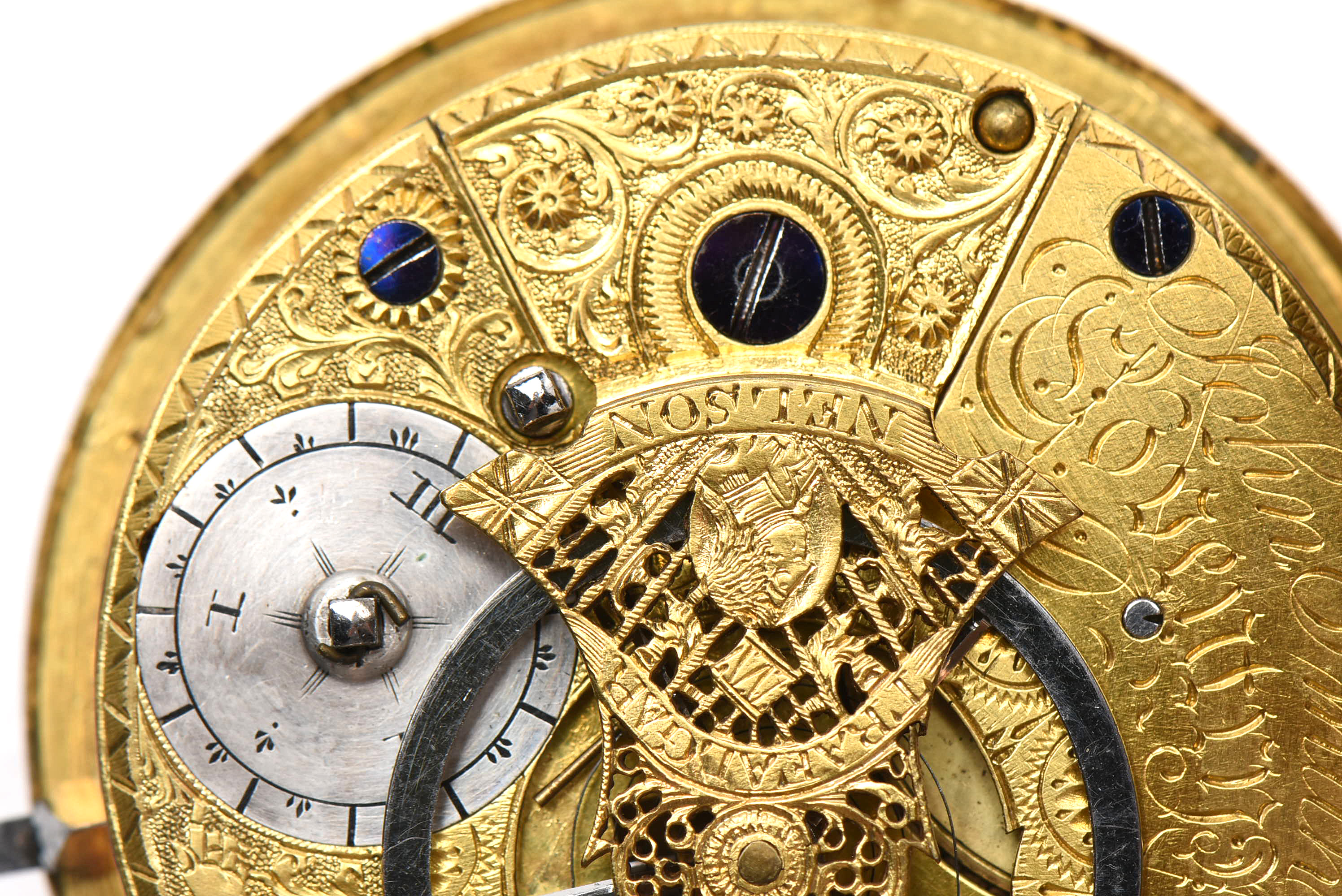 18K Rose and Yellow Gold Antique European Key Wind and Set Pocket Watch