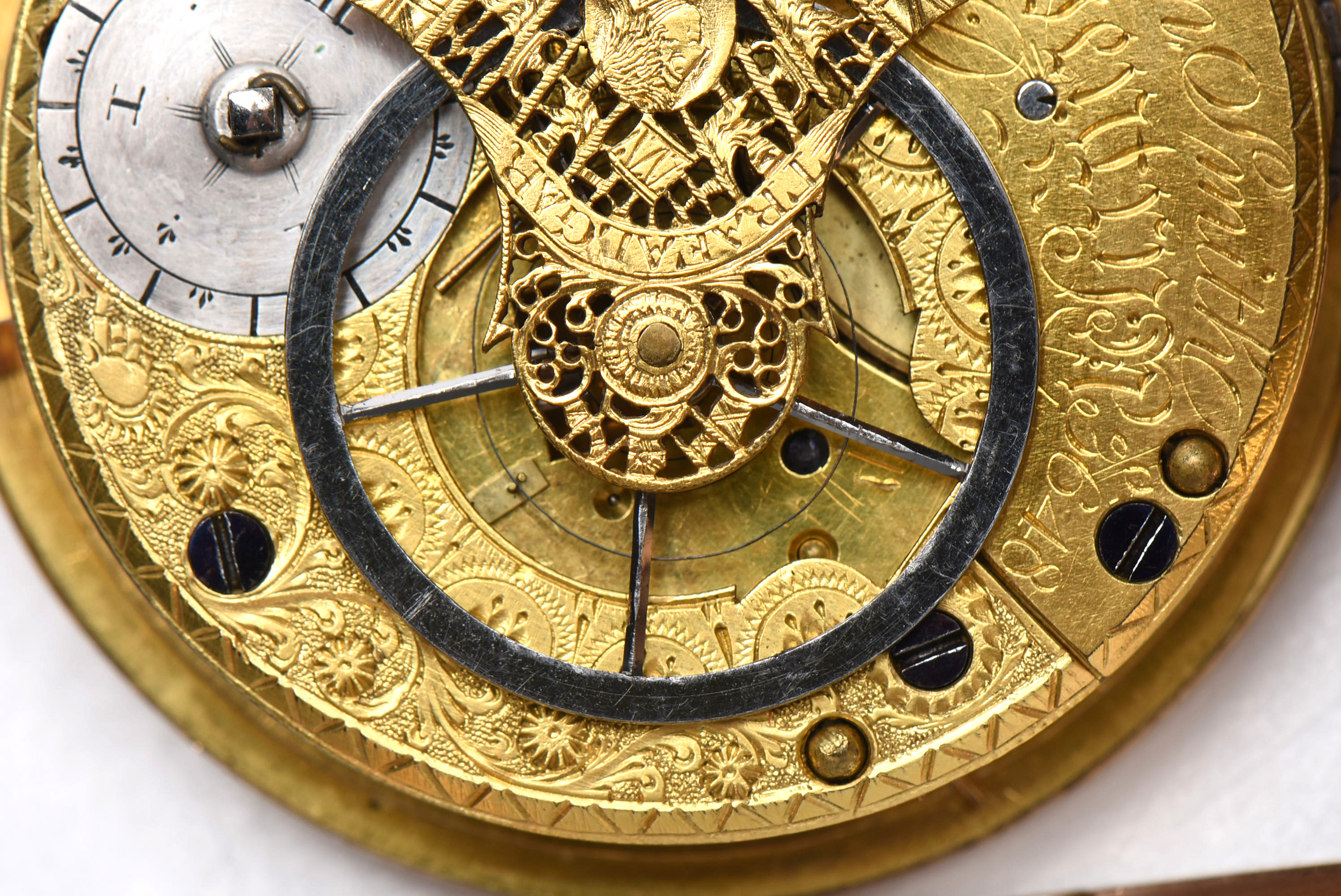 18K Rose and Yellow Gold Antique European Key Wind and Set Pocket Watch