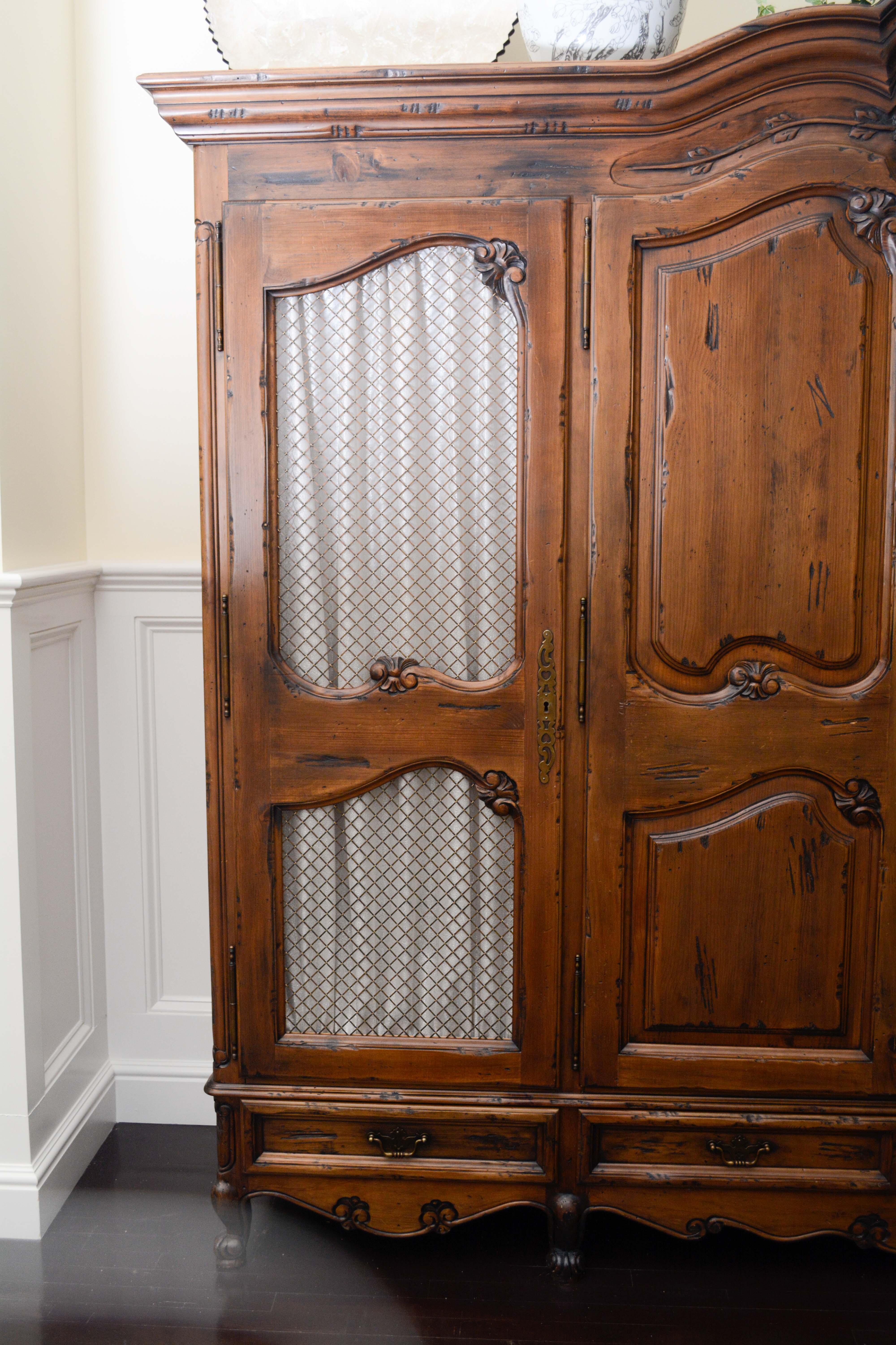 French Provincial Style Cabinet