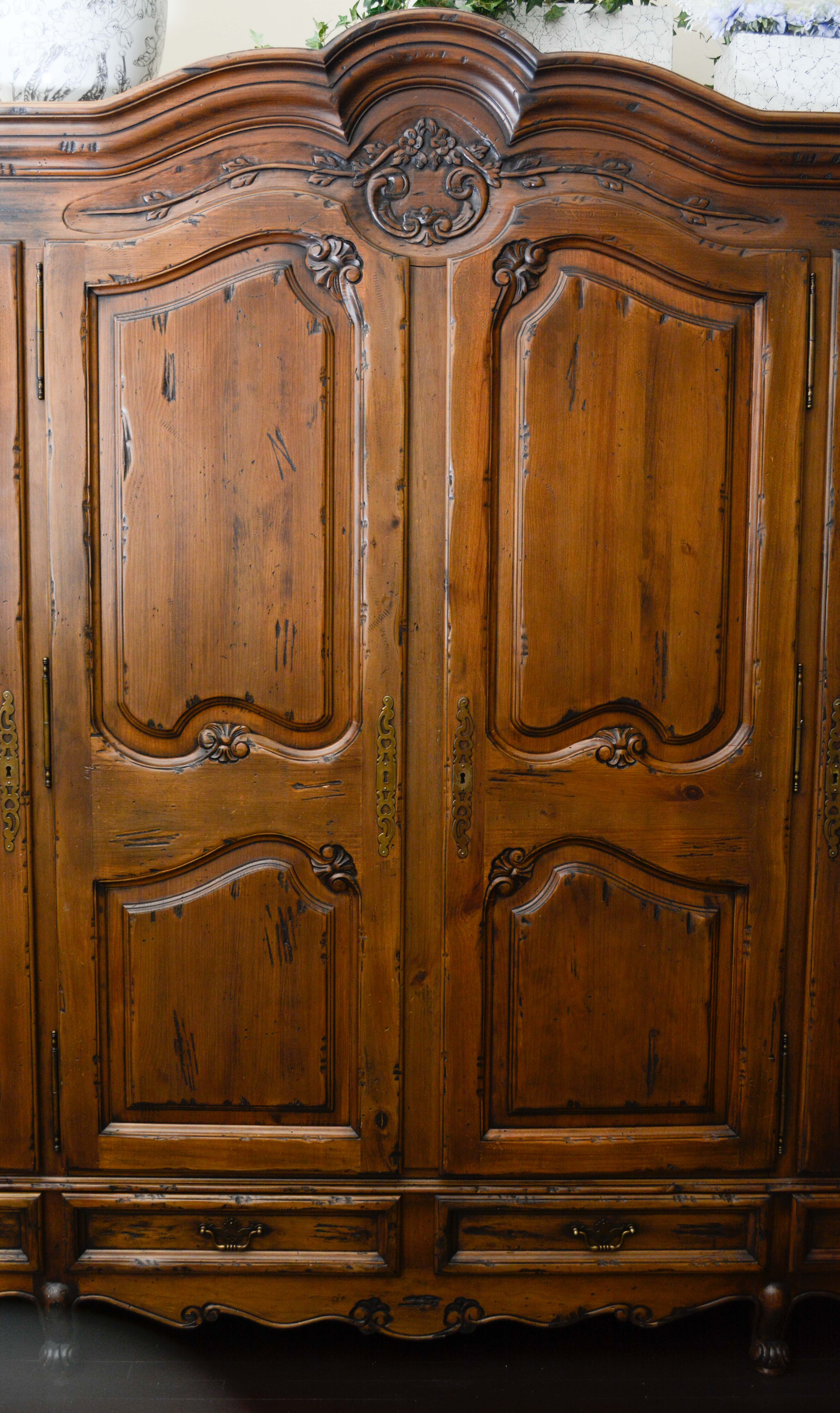 French Provincial Style Cabinet