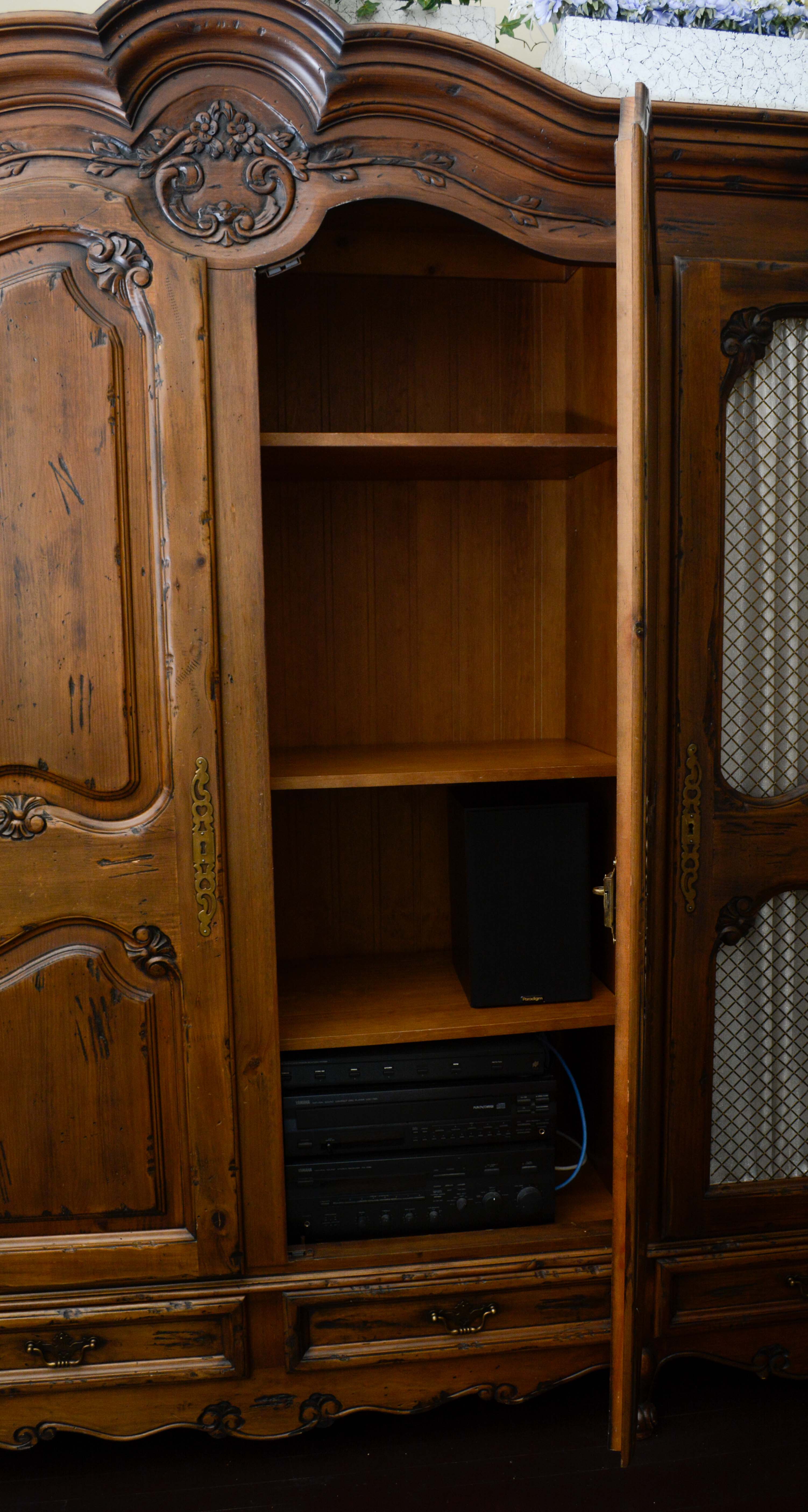 French Provincial Style Cabinet