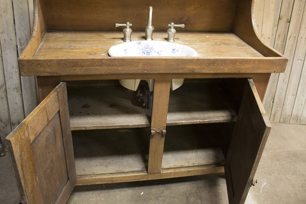Retrofitted Antique Dry Sink