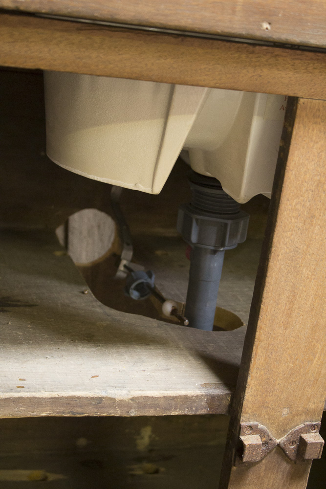 Retrofitted Antique Dry Sink