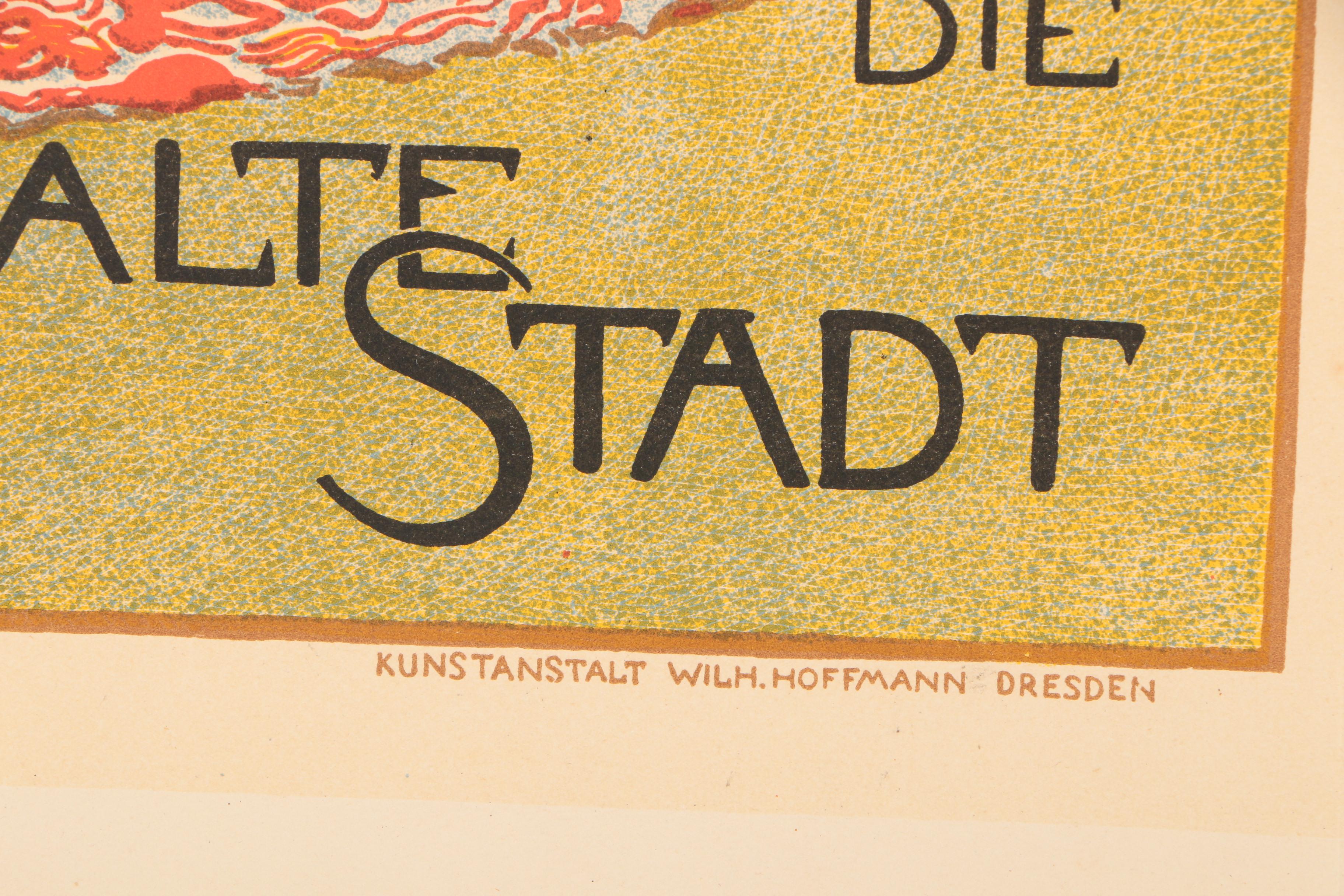 Otto Fischer 19th Century Lithograph from "Maitres de l'Affiche"