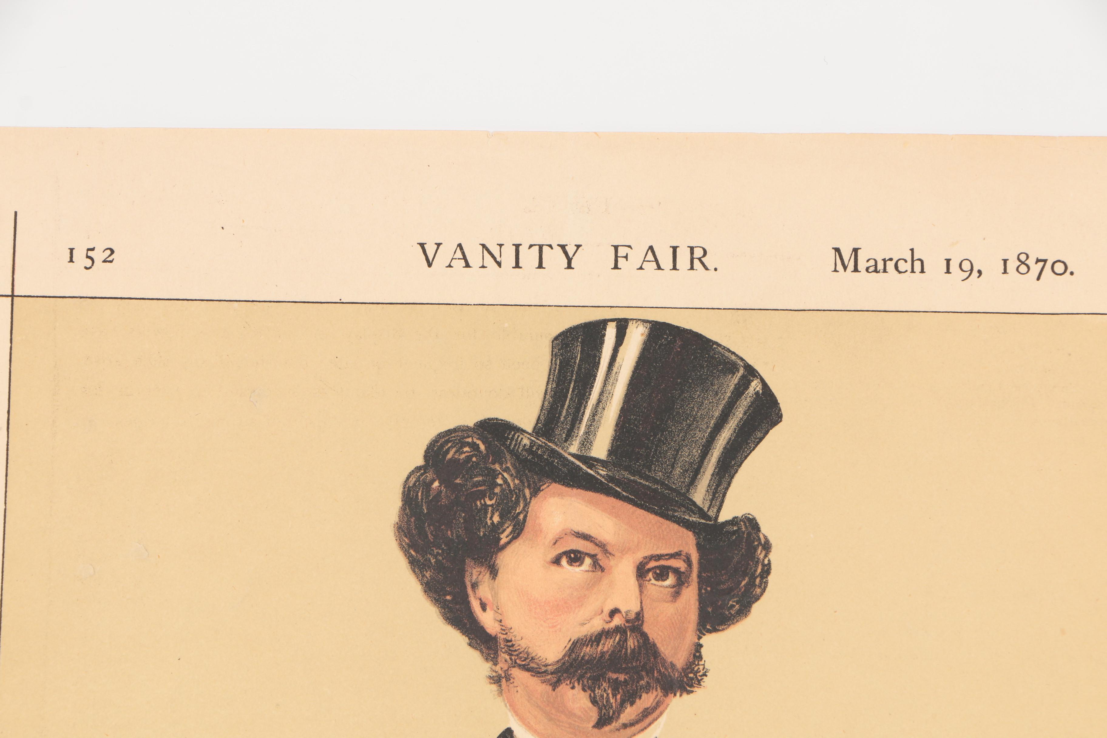 1870 Ape and Ἀτη Lithograph Portraits From "Vanity Fair"