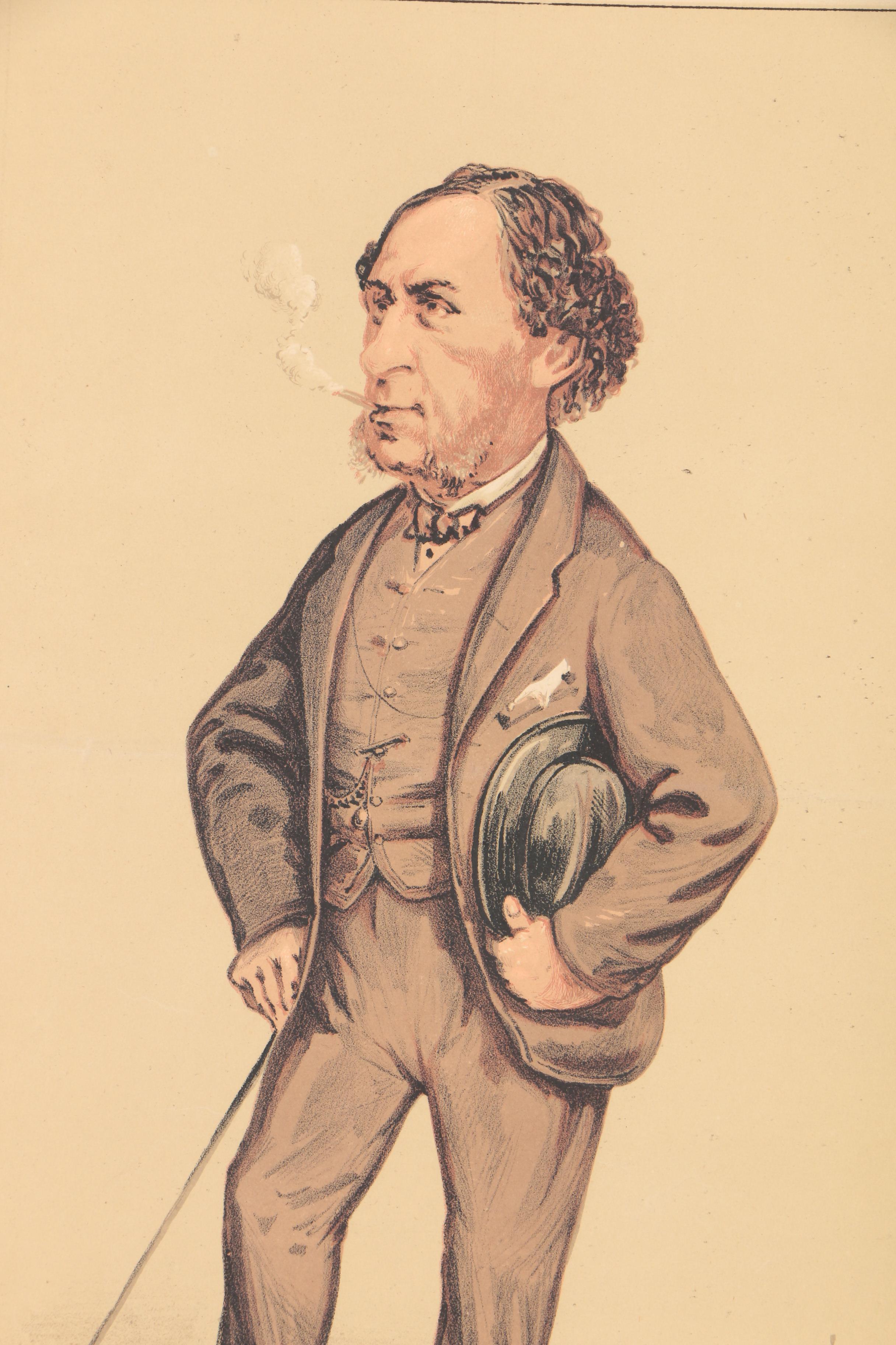 1870 Ape and Ἀτη Lithograph Portraits From "Vanity Fair"