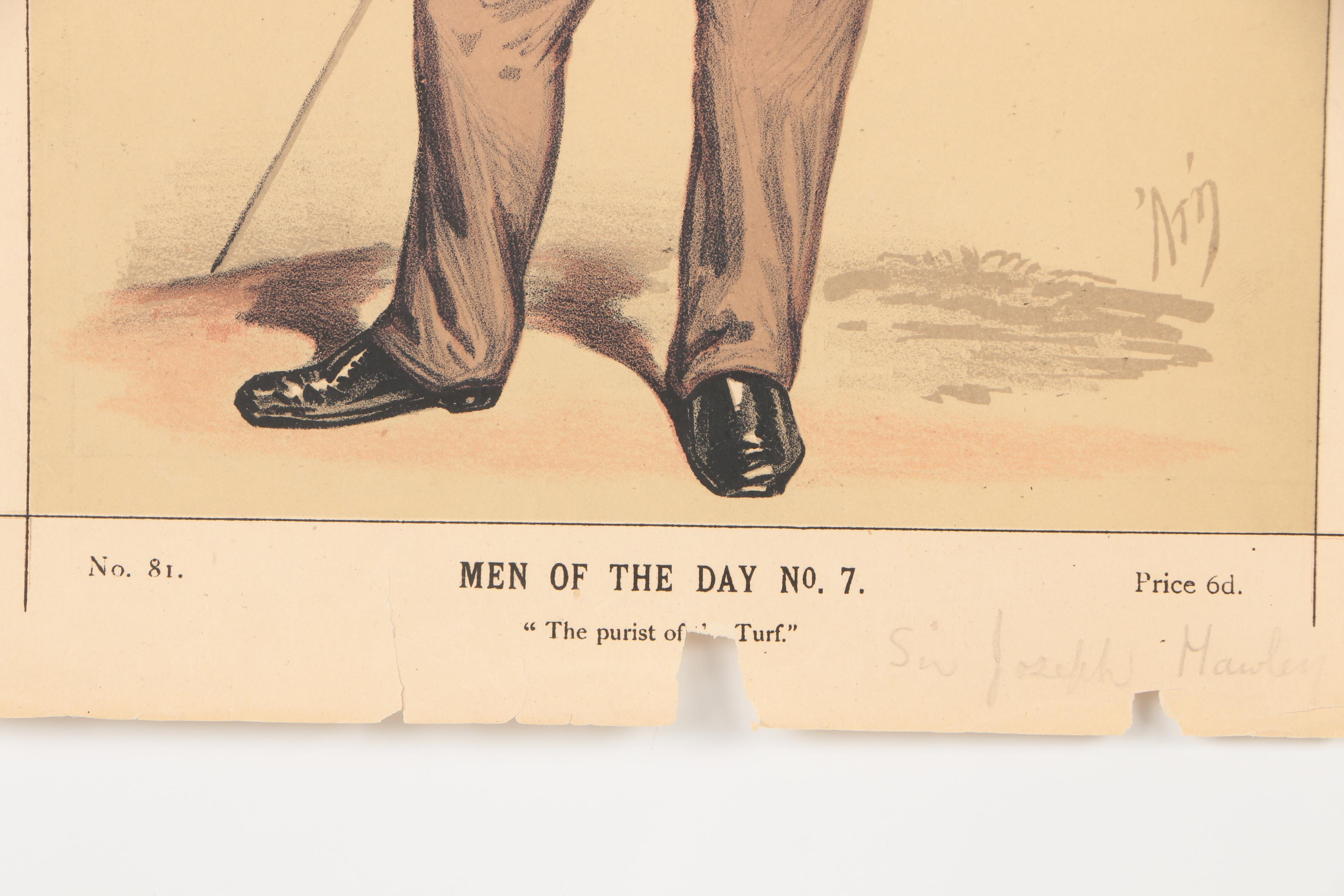 1870 Ape and Ἀτη Lithograph Portraits From "Vanity Fair"