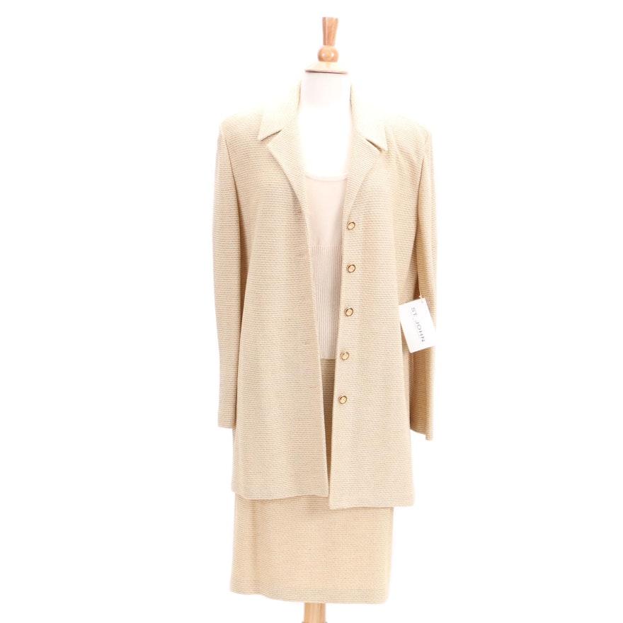 St. John Collection Skirt Suit and St. John Sport Knit Tank