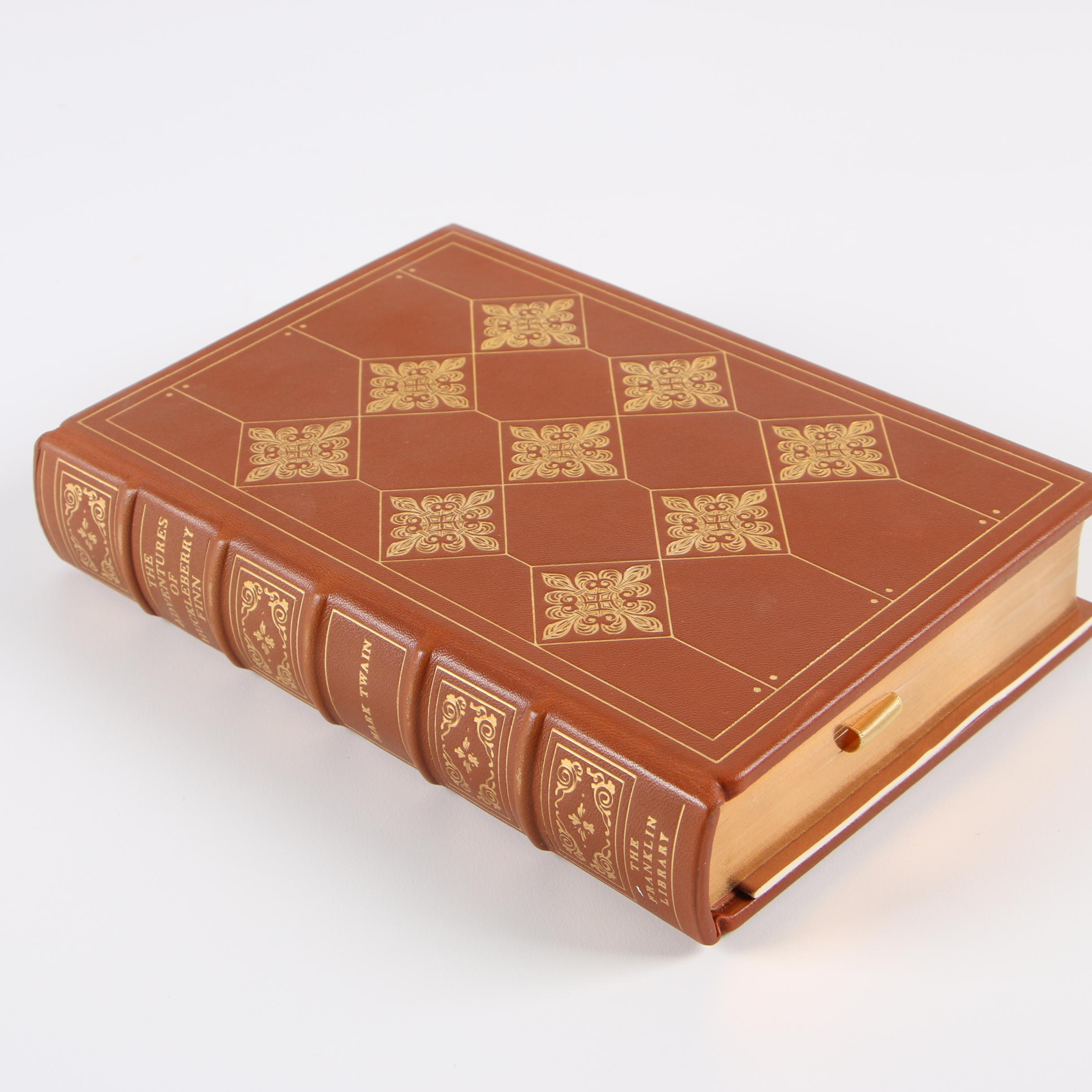 Franklin Library Editions including Charles Dickens, Mark Twain, and Others