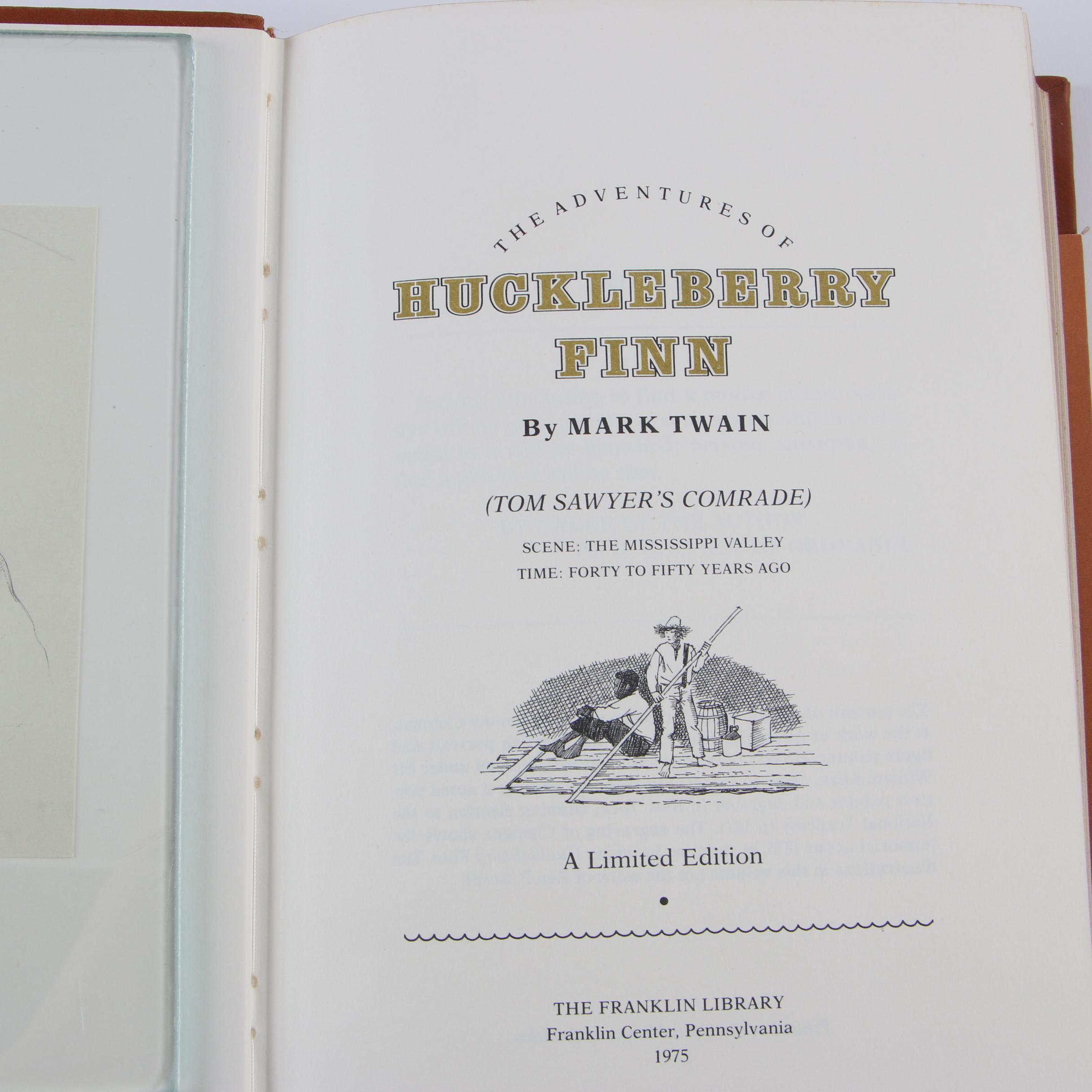 Franklin Library Editions including Charles Dickens, Mark Twain, and Others