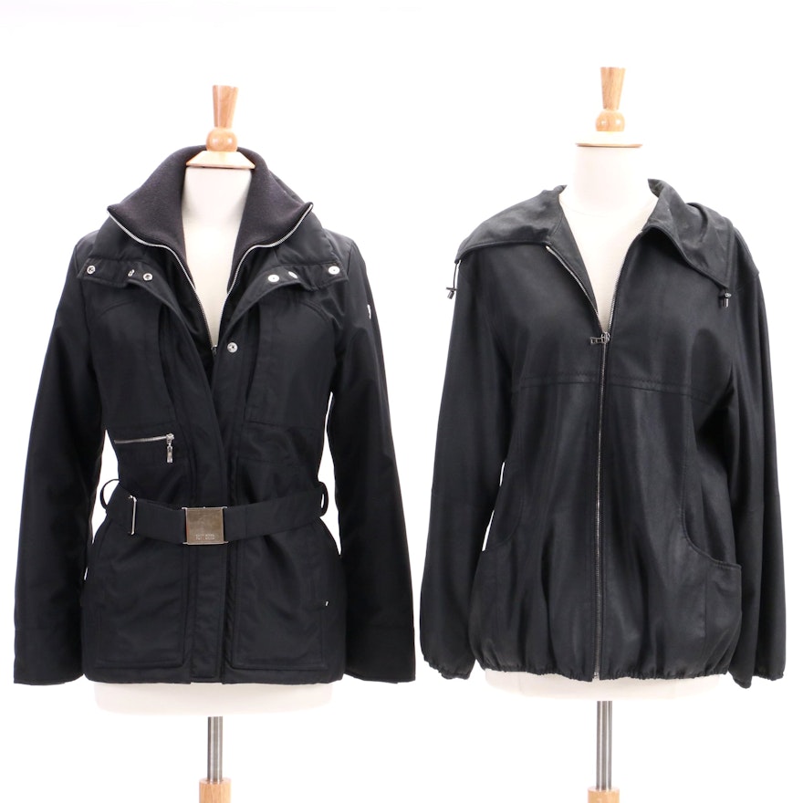 Women's Christ Leather Jacket and Post Card Coat