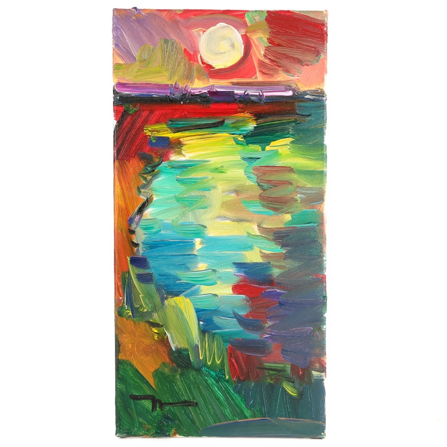 Jose Trujillo Oil Painting "Sunset"