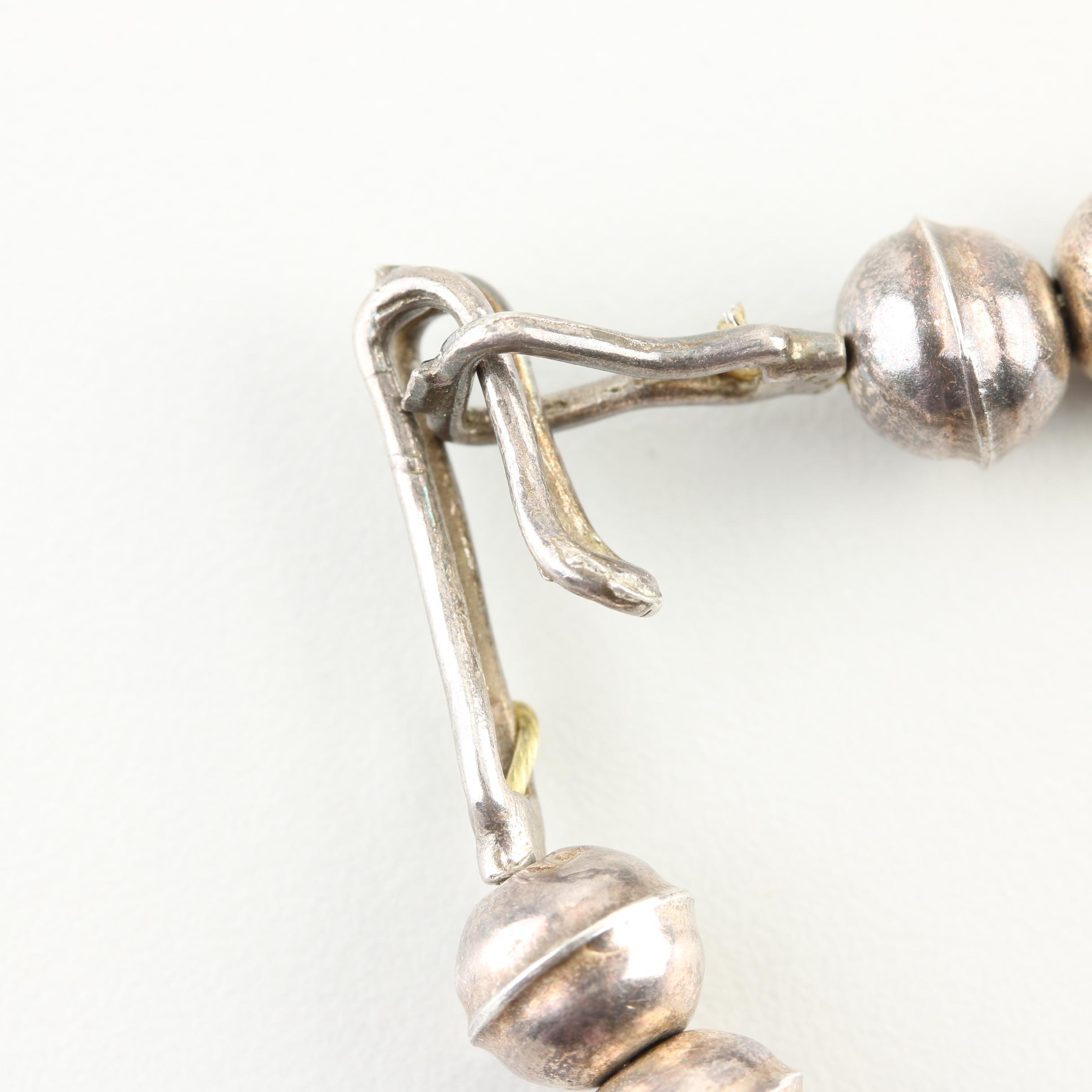 Southwestern Style Sterling Silver Turquoise Necklace