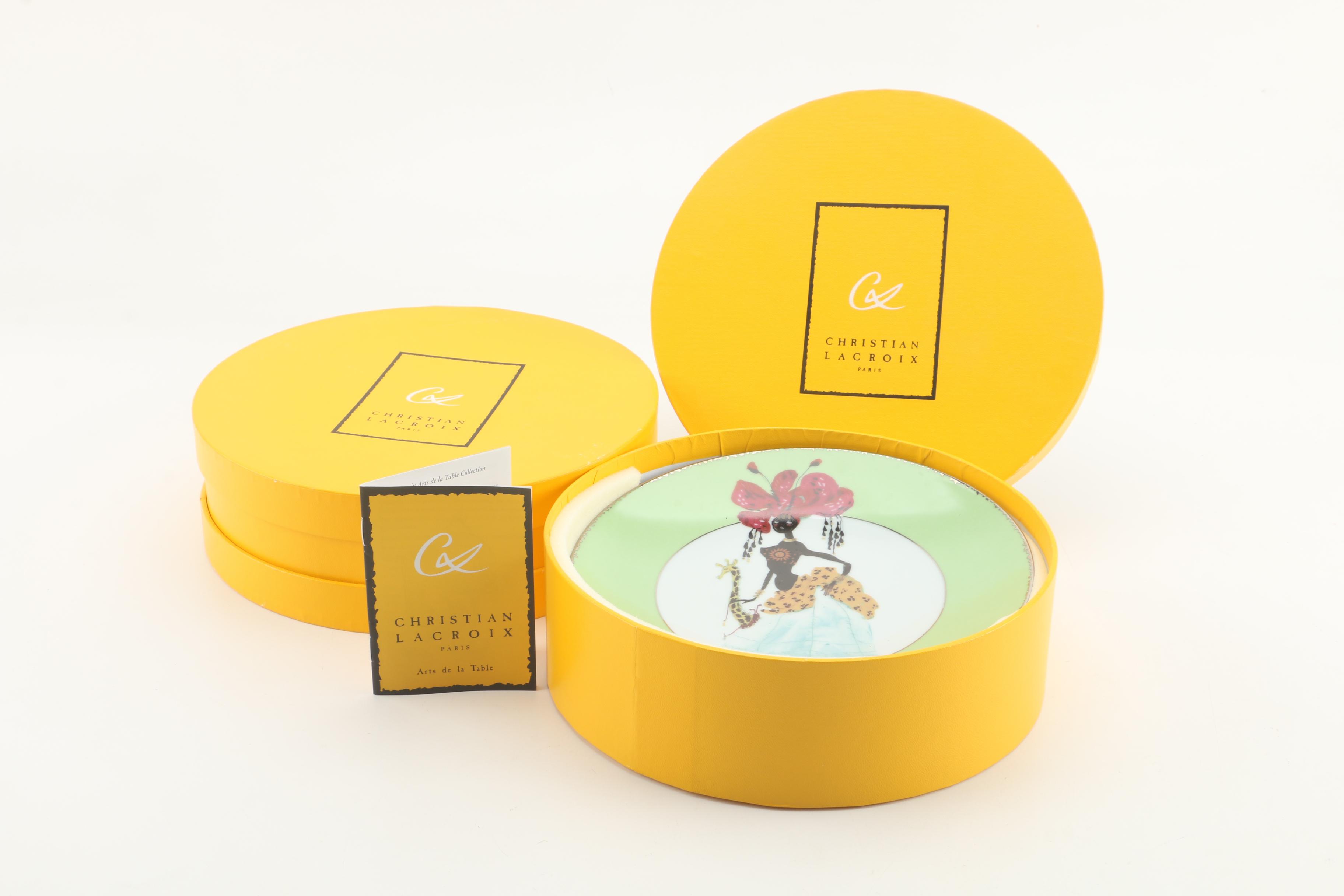 Christian Lacroix "Five Continents" Porcelain Salad Plates EBTH