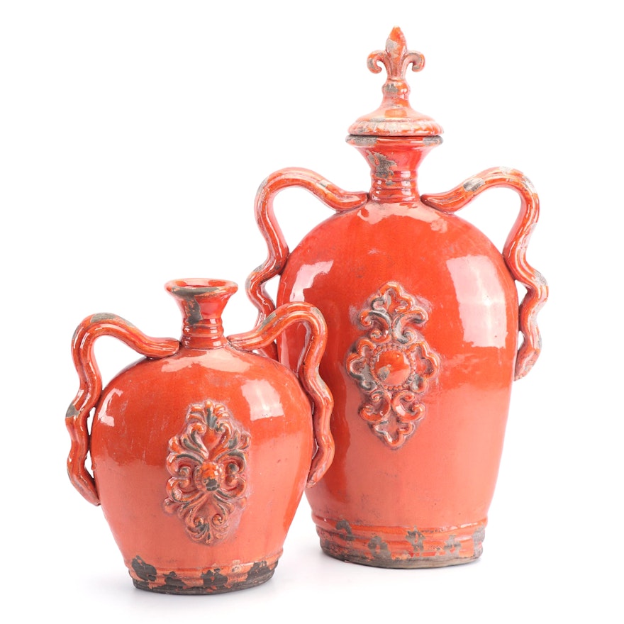 Uttermost Tuscan Style Decorative Vases