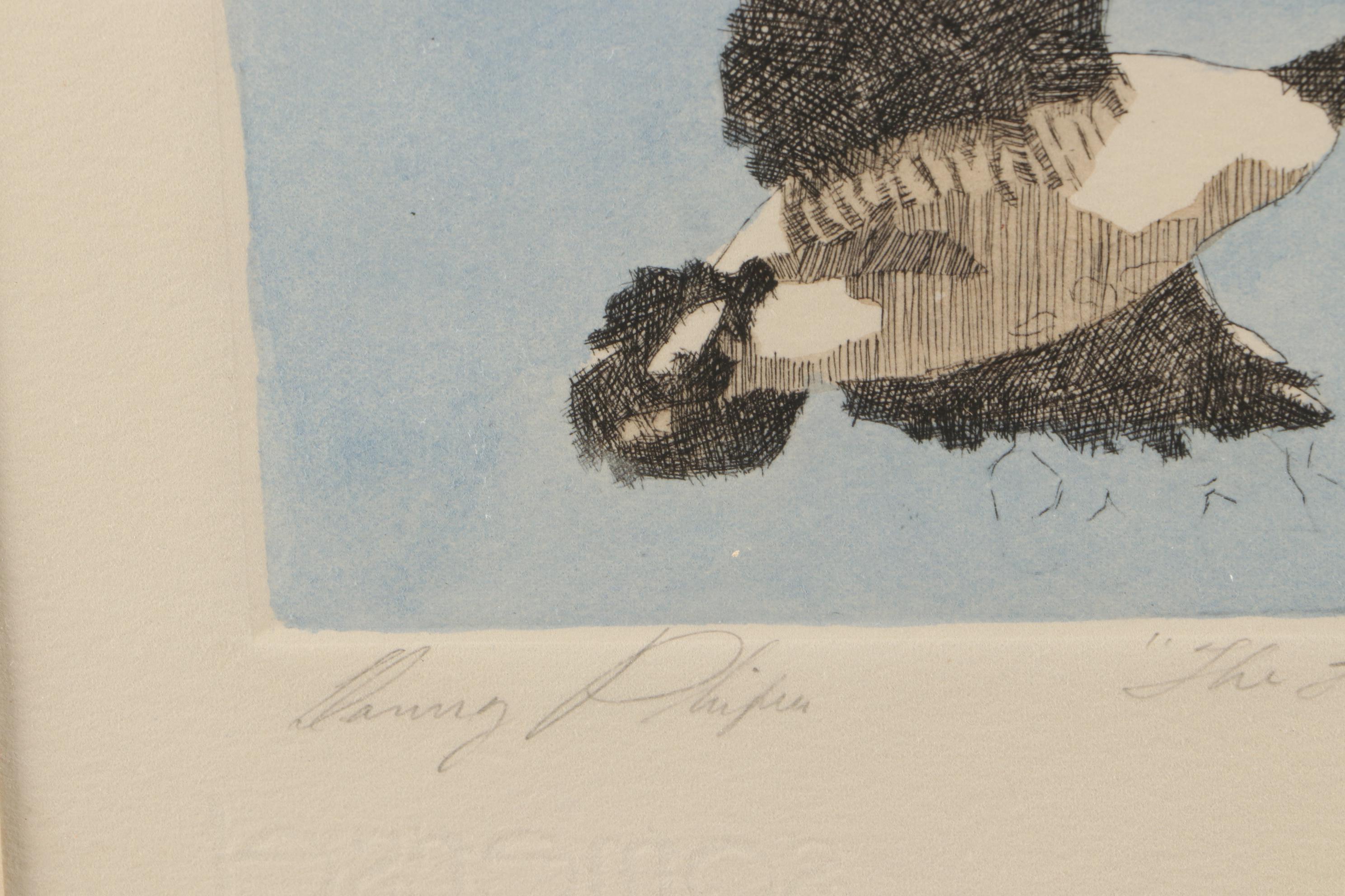 Danny Phifer Limited Edition Hand-Colored Etching "The Flight"