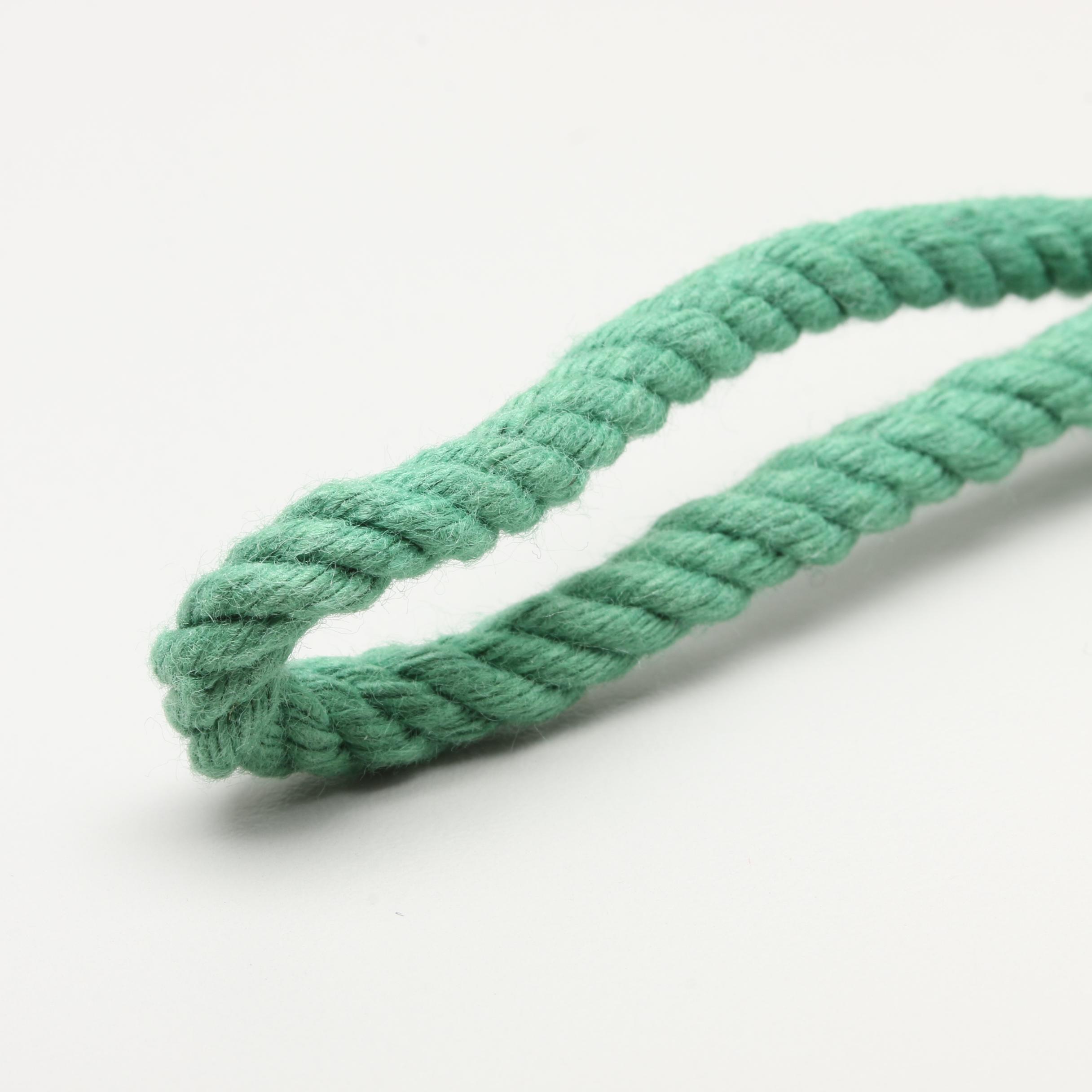 Rolex Oyster Sterling Silver Anchor Charm Accessory on Green Rope