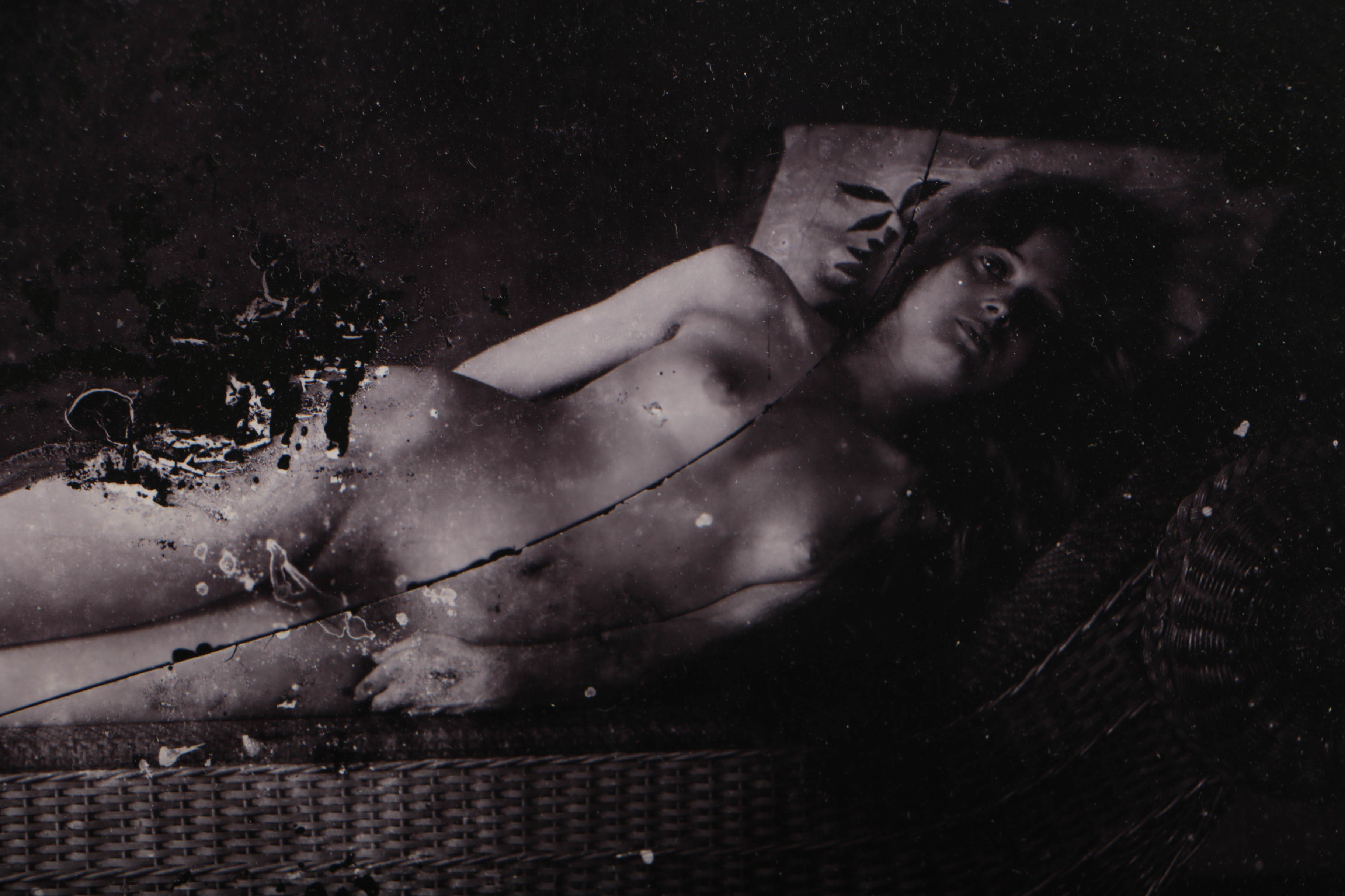 E. J. Bellocq Silver Gelatin Print "Nude on Chaise" from "Storyville Portraits"