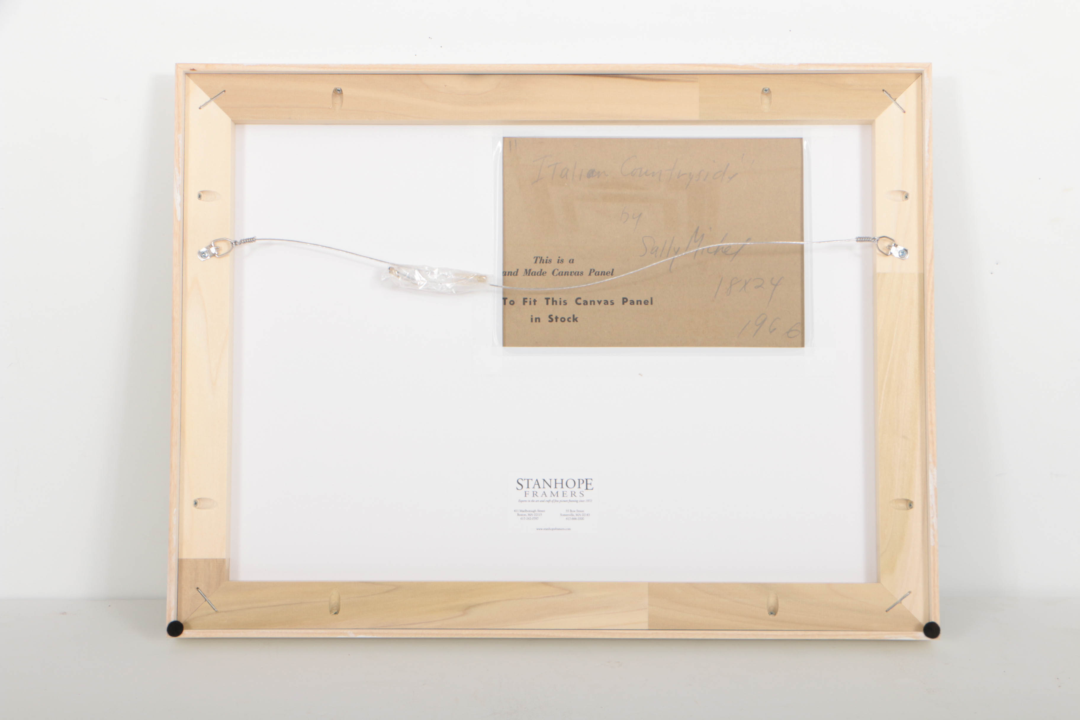 Sally Michel Avery 1966 Oil Painting "Italian Countryside"