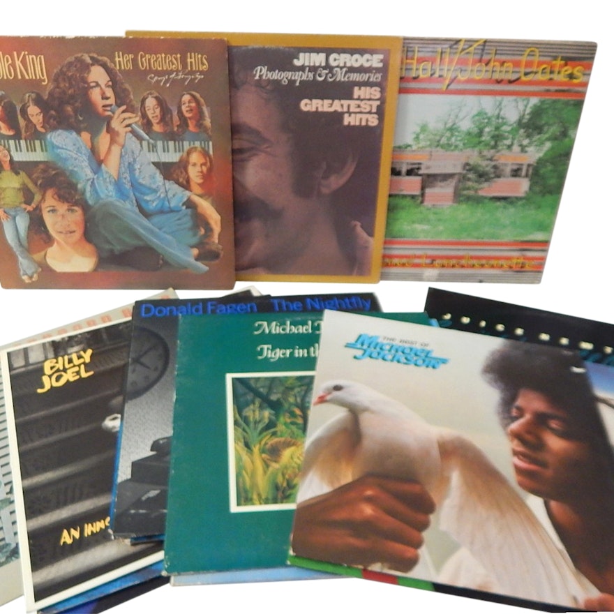 1970s and 1980s Soft Rock/Classic Rock 33 RPM Record Albums