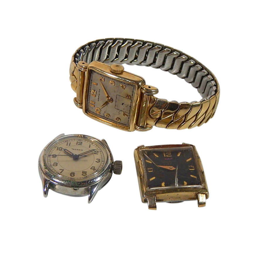 Hamilton Wristwatch and Watch Parts