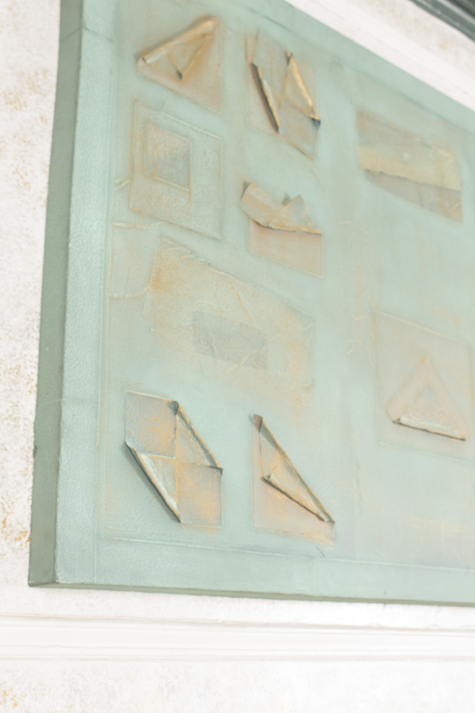 Dunlap Mixed Media Abstract Collage