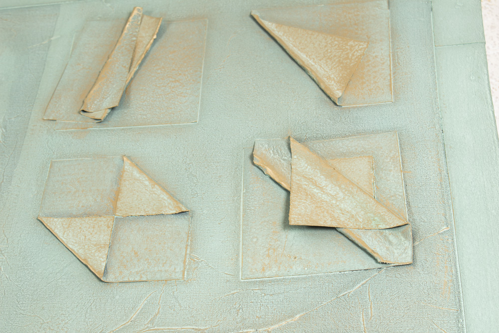 Dunlap Mixed Media Abstract Collage