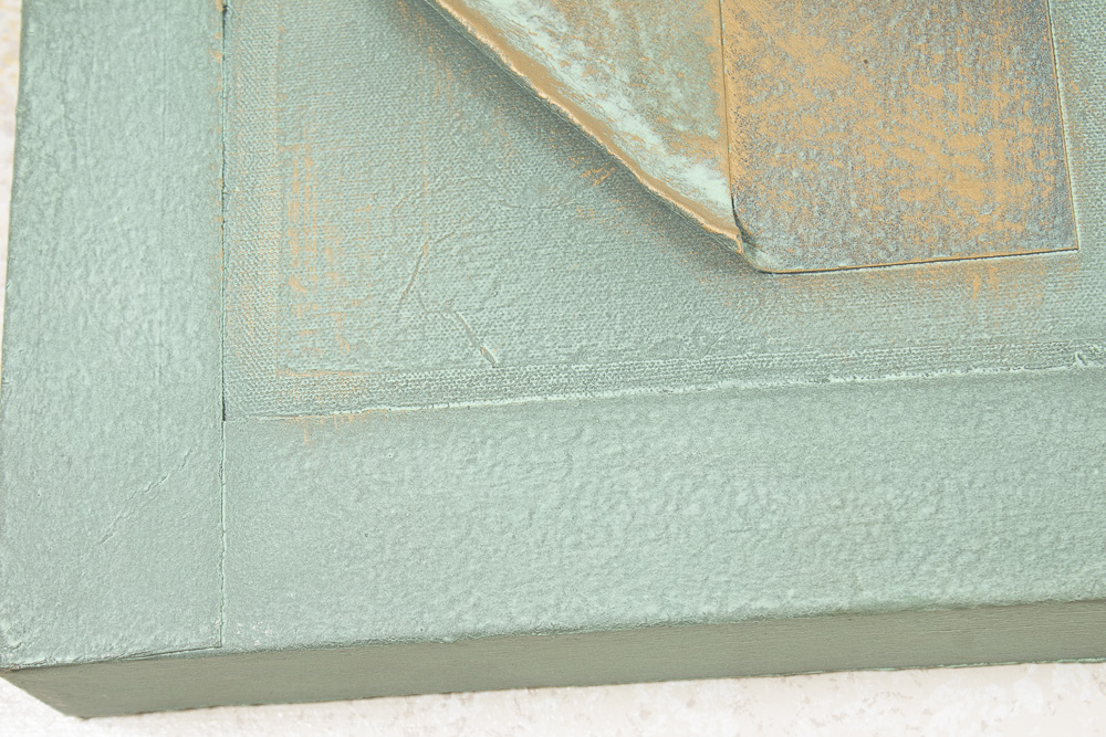 Dunlap Mixed Media Abstract Collage