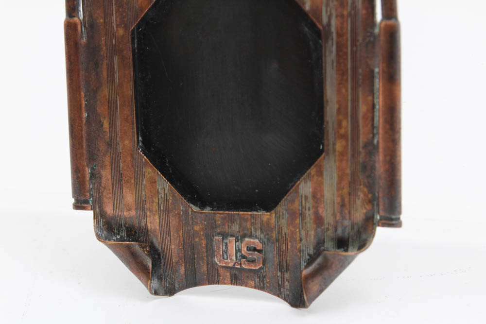 WWII Era U.S. Army Infantry Miniature Copper Frame