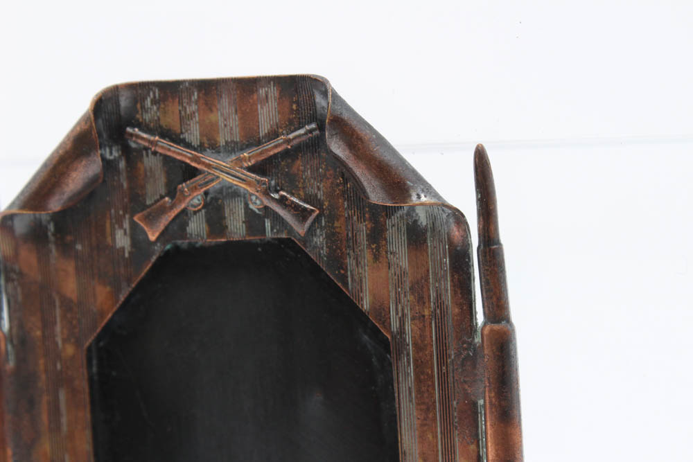 WWII Era U.S. Army Infantry Miniature Copper Frame