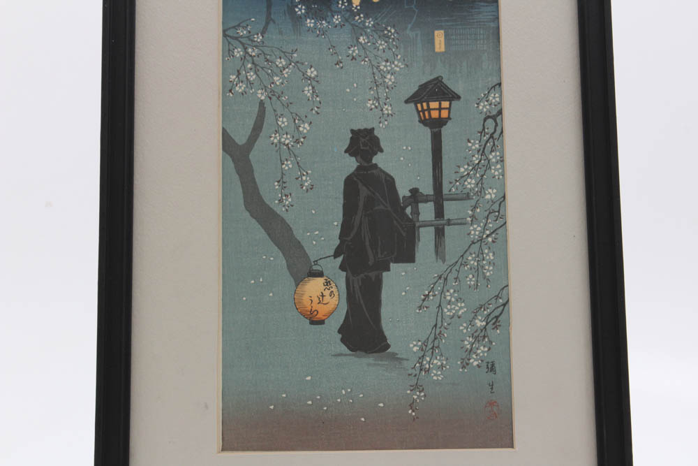 Vintage Japanese Shin-Hanga Woodblock Print