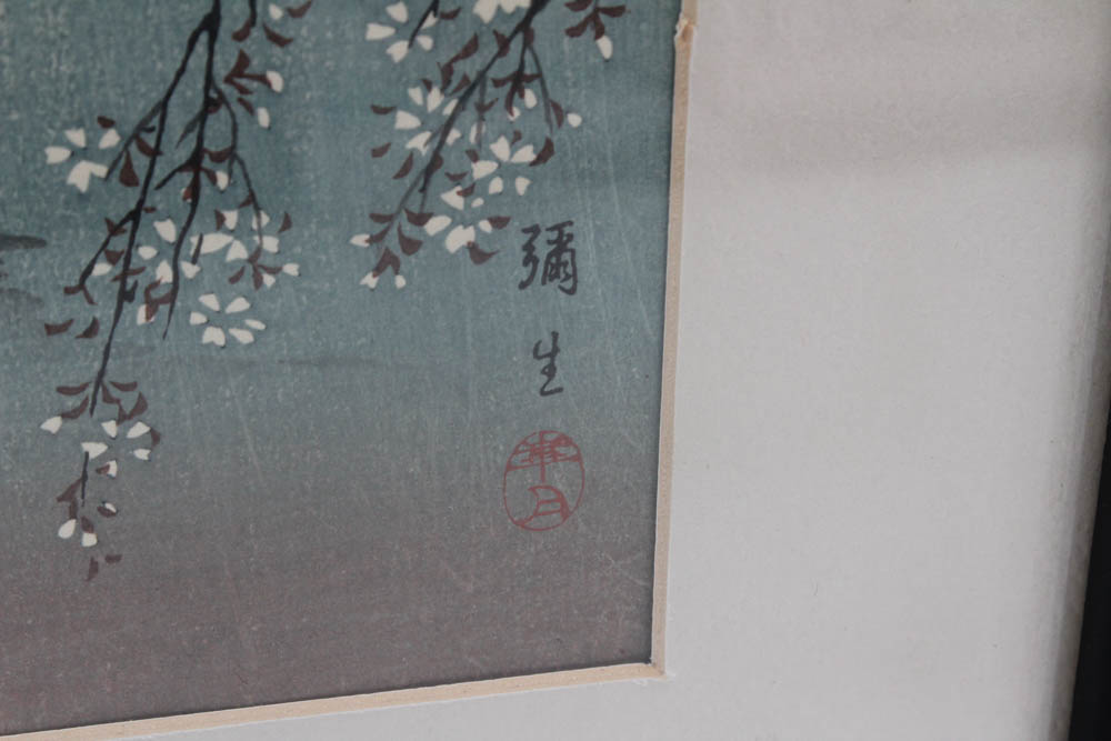 Vintage Japanese Shin-Hanga Woodblock Print