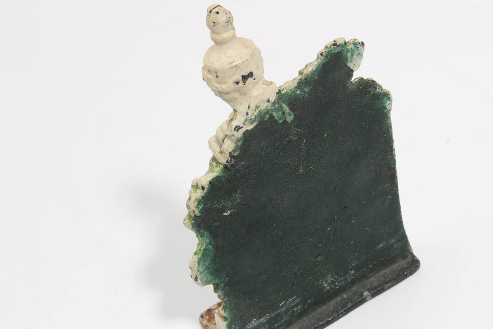 Cast Iron Salem, Massachusetts Figural Fence Post Doorstop