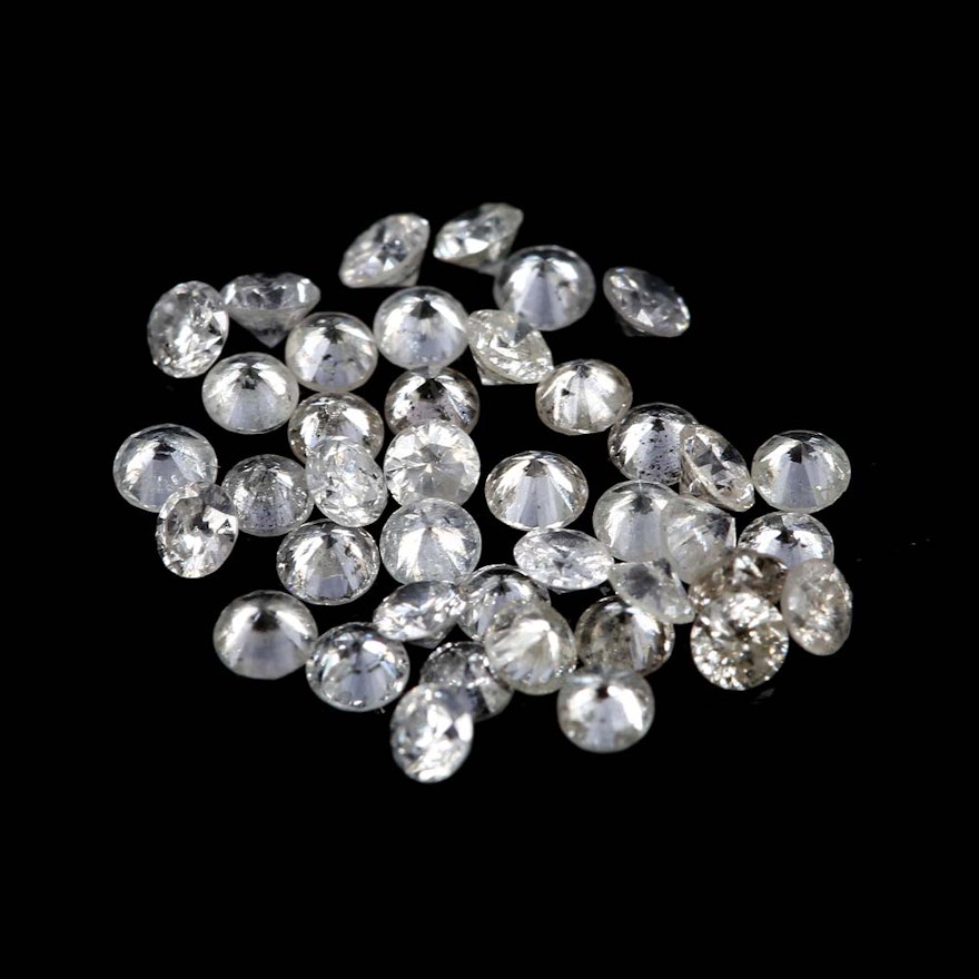 Loose 0.75 CTW Round Diamonds Melee