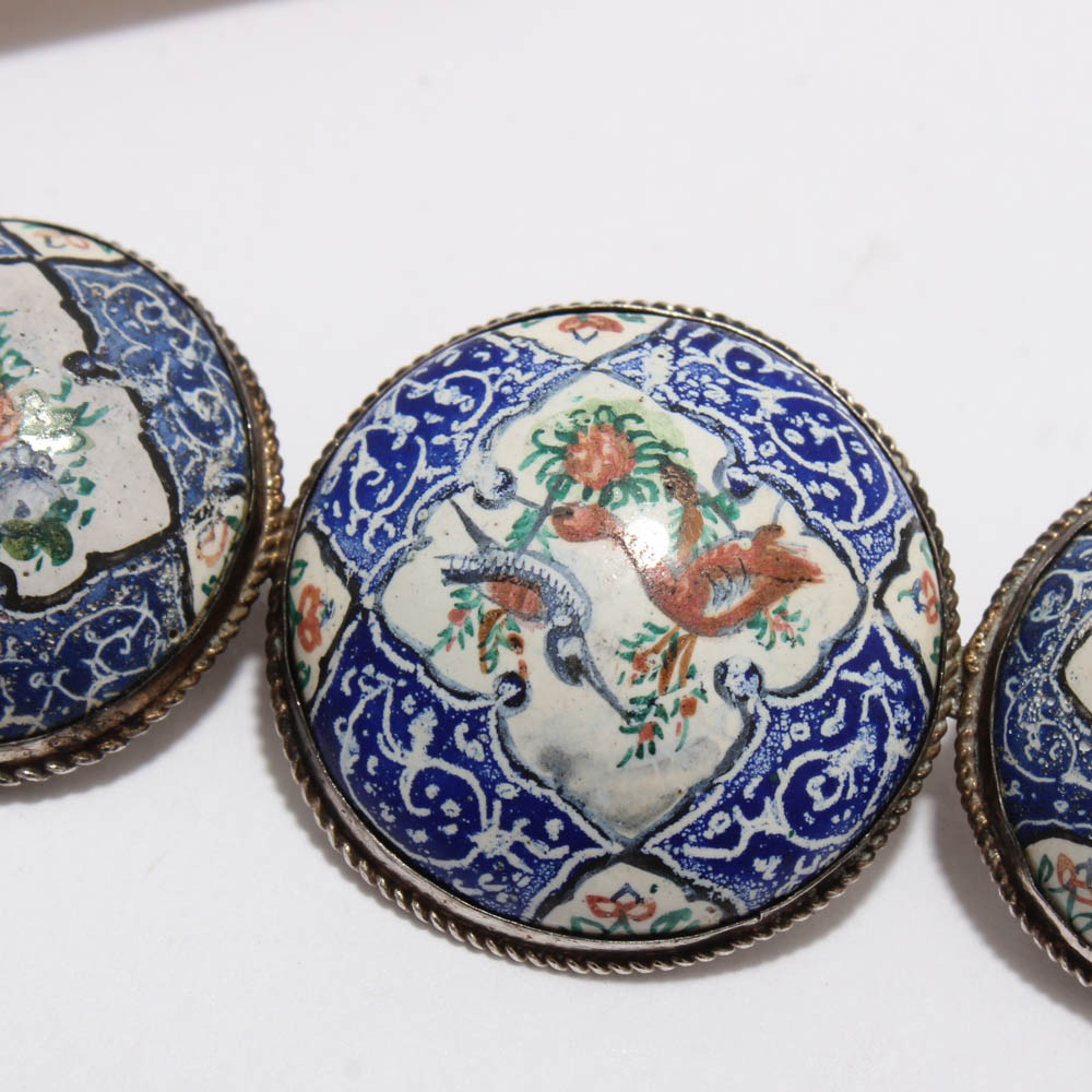 Vintage Sterling Silver Buckles and Brooch