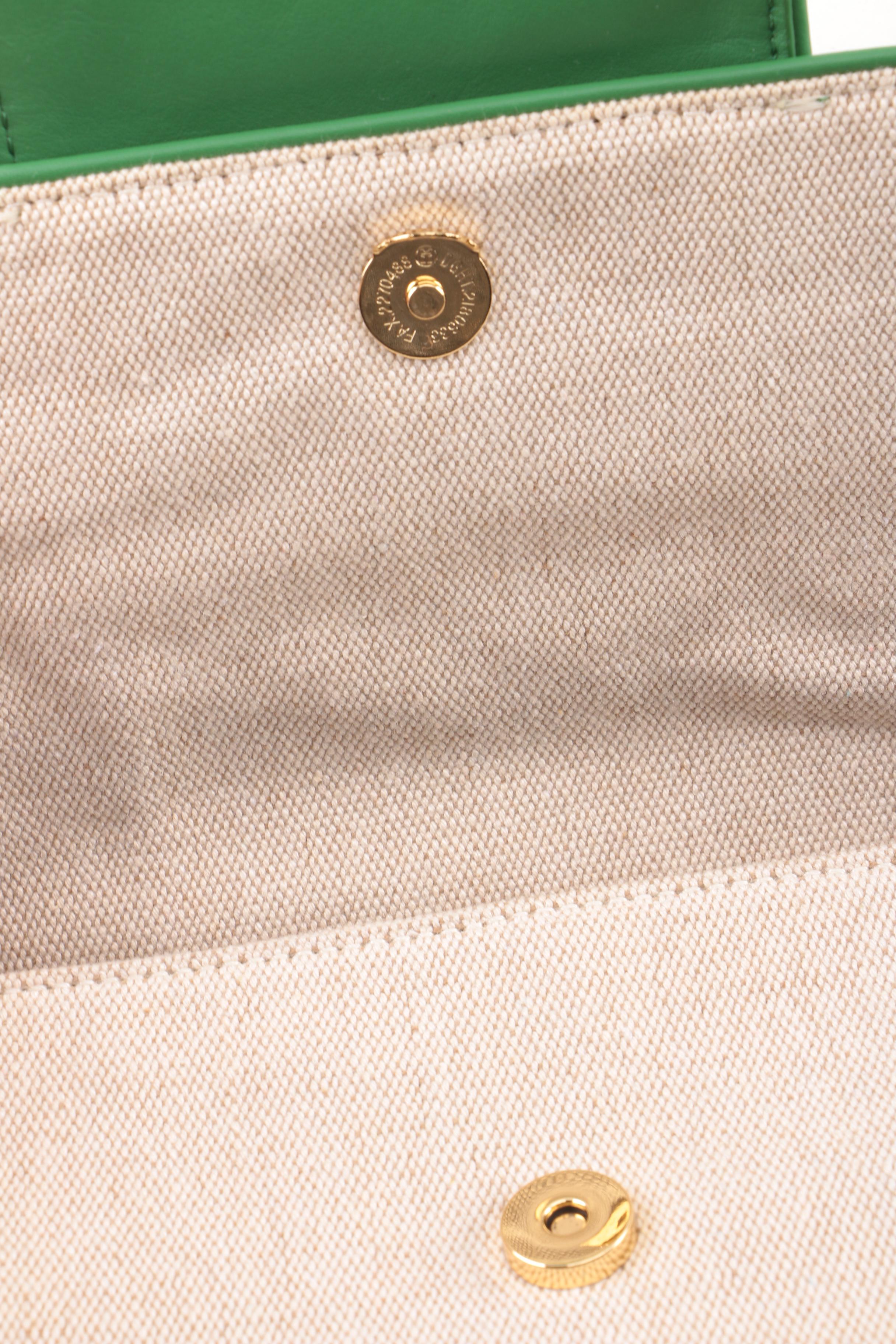 Tory Burch Canvas and Leather Shoulder Bag