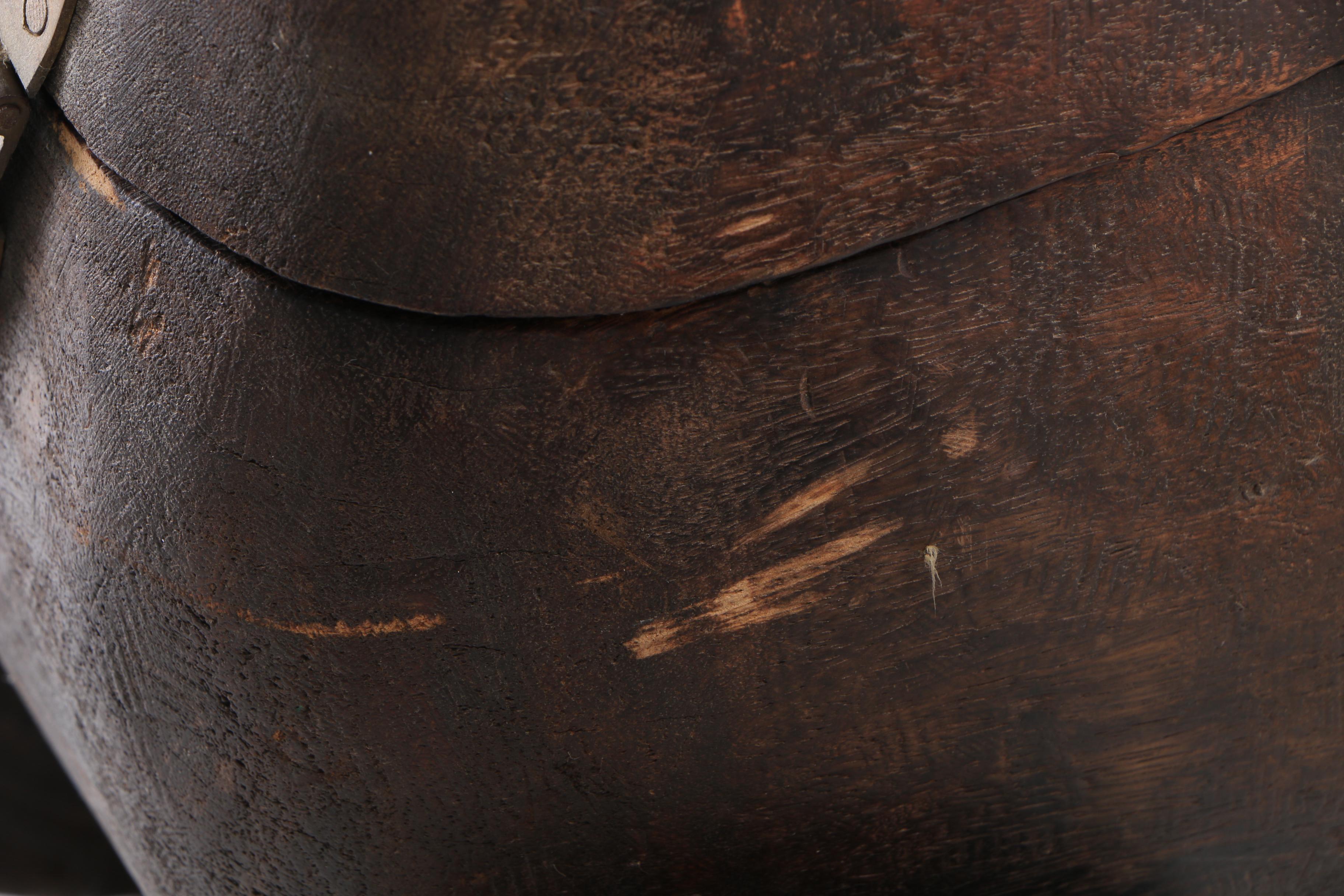 Vintage Wooden Ride-On Horse with Storage