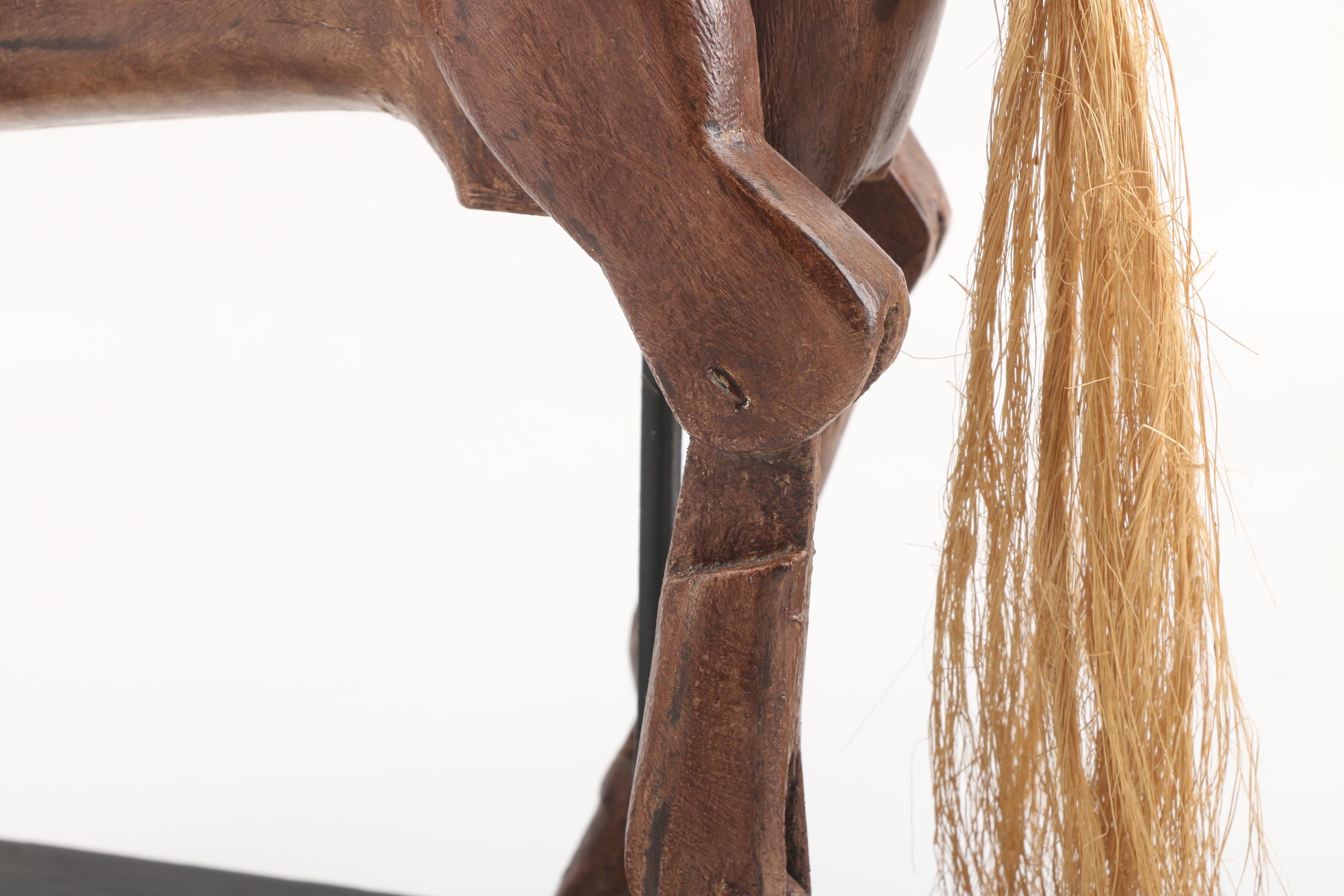Decorative Horse Puppet on Stand