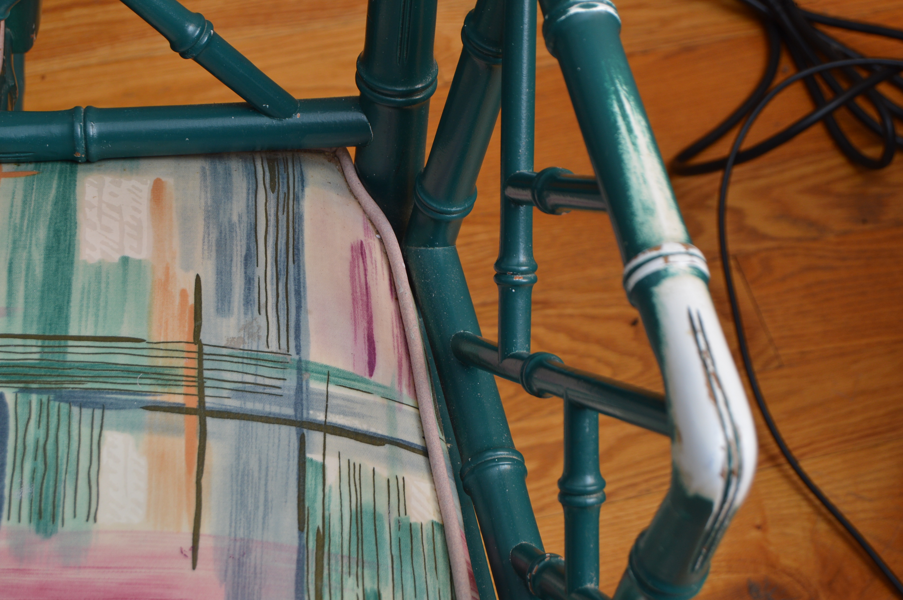 Set of Chinese Chippendale Bamboo Dining/Side Chairs