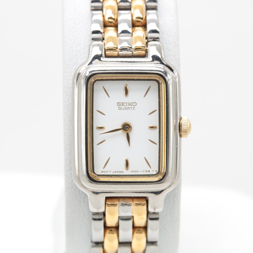 Seiko Two Tone Quartz Wristwatch